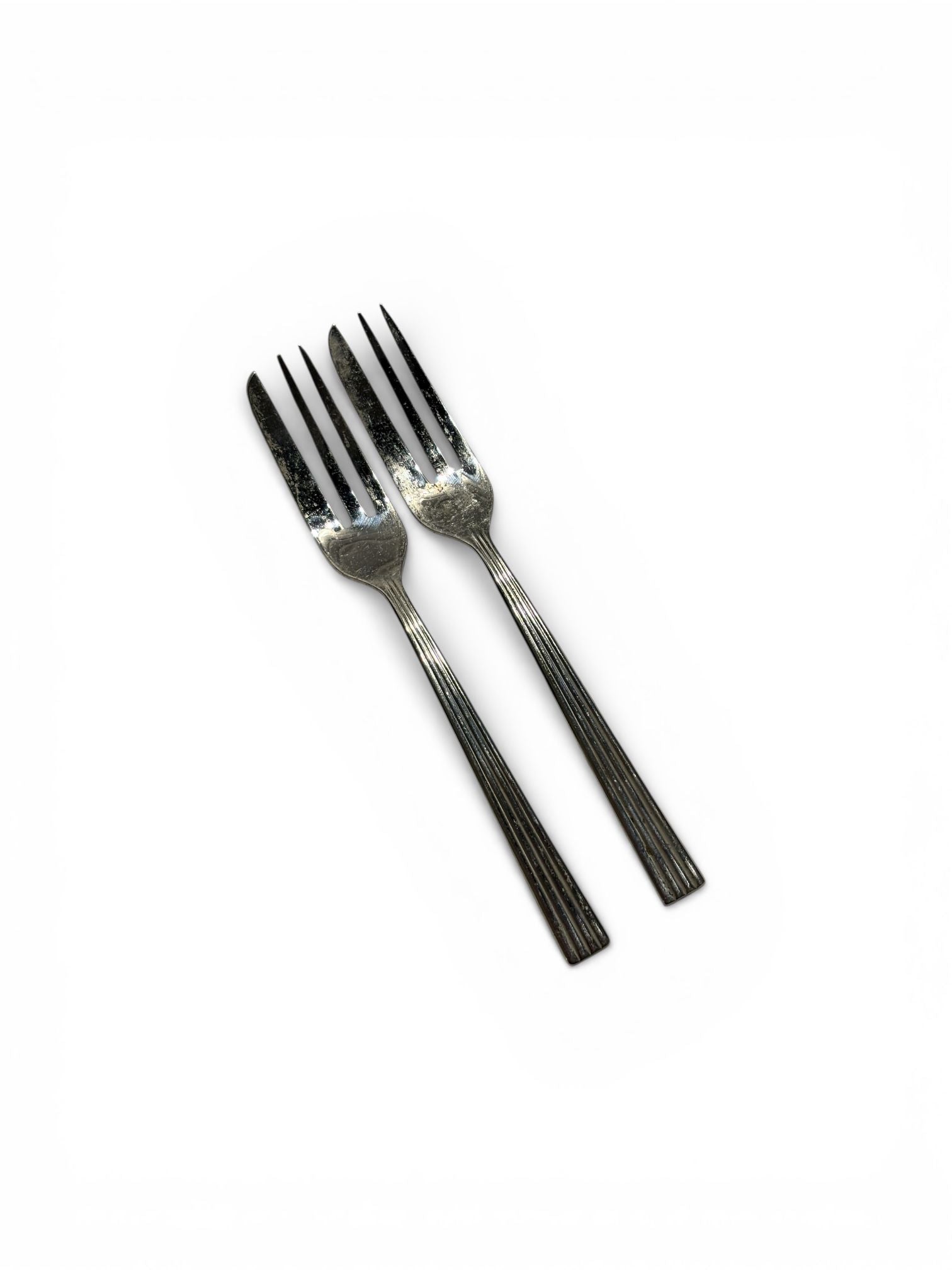 Vintage Cutlery Set of 2 Cake Forks  image 0