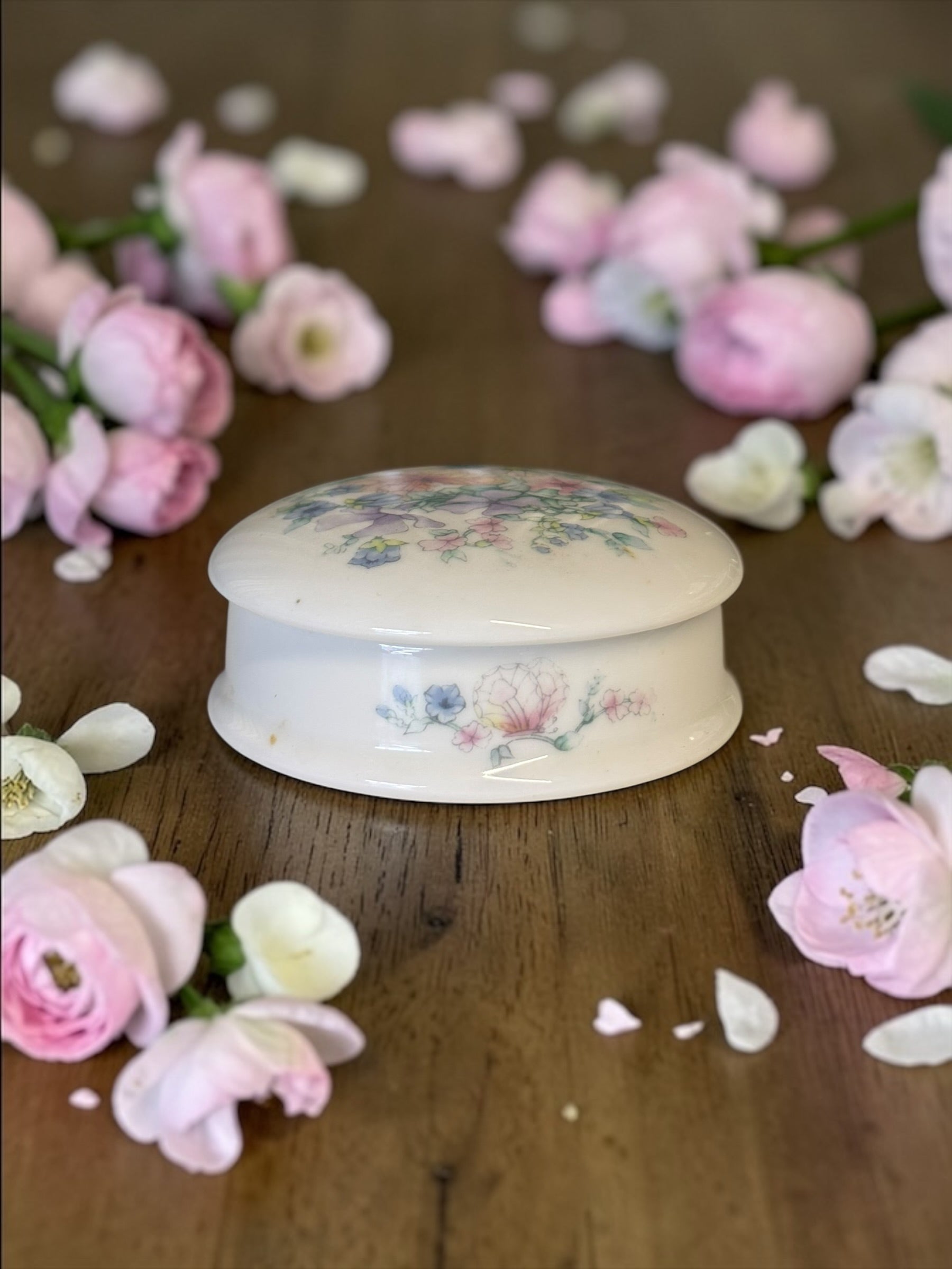 Wedgwood “Angela” Trinket Dish with Lid  image 1