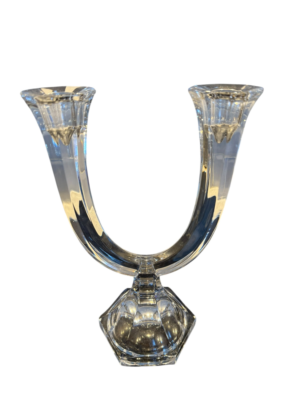 Large Glass Candle Stick image 5