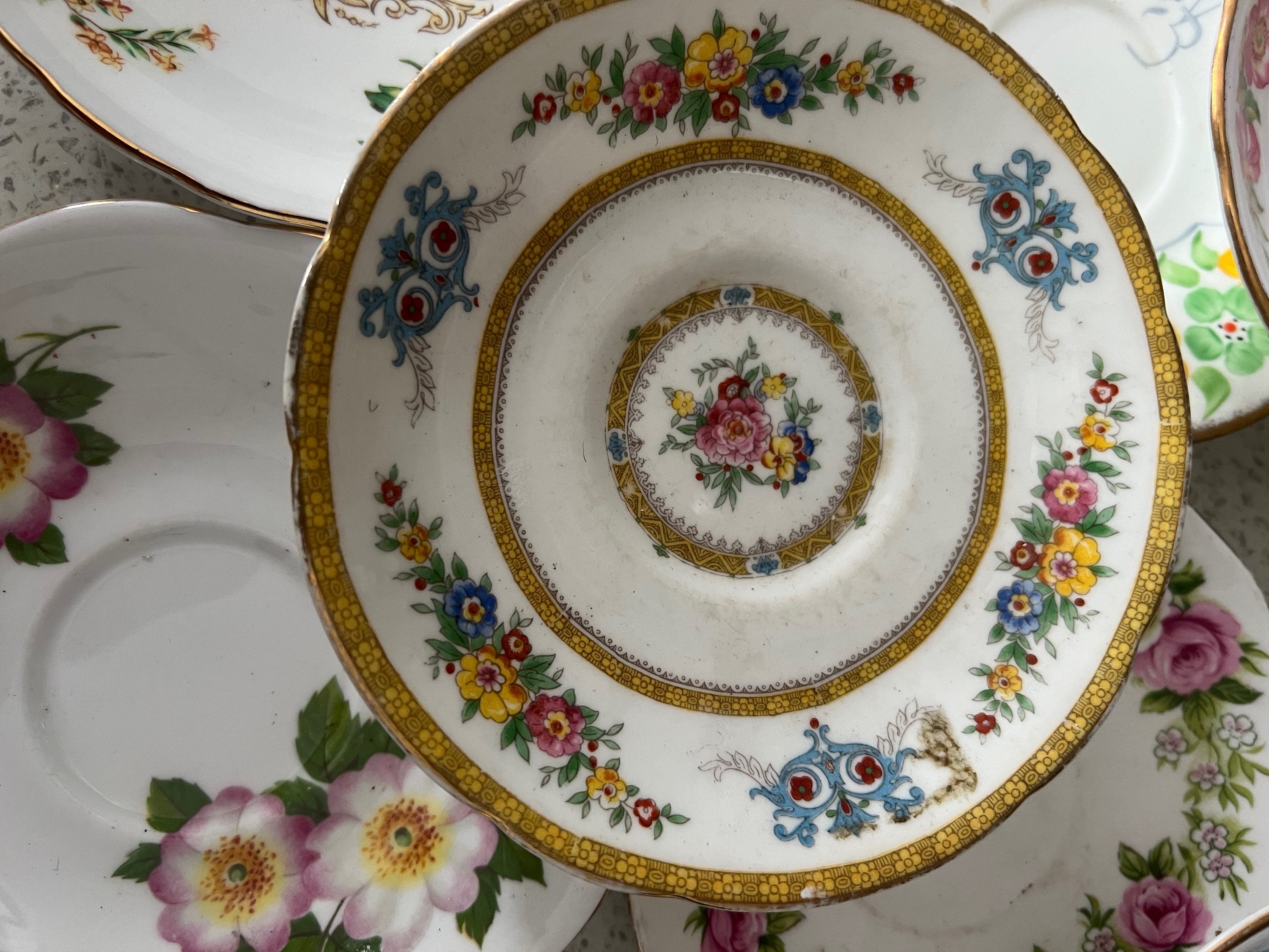 X 50 Vintage China Saucers.  image 8