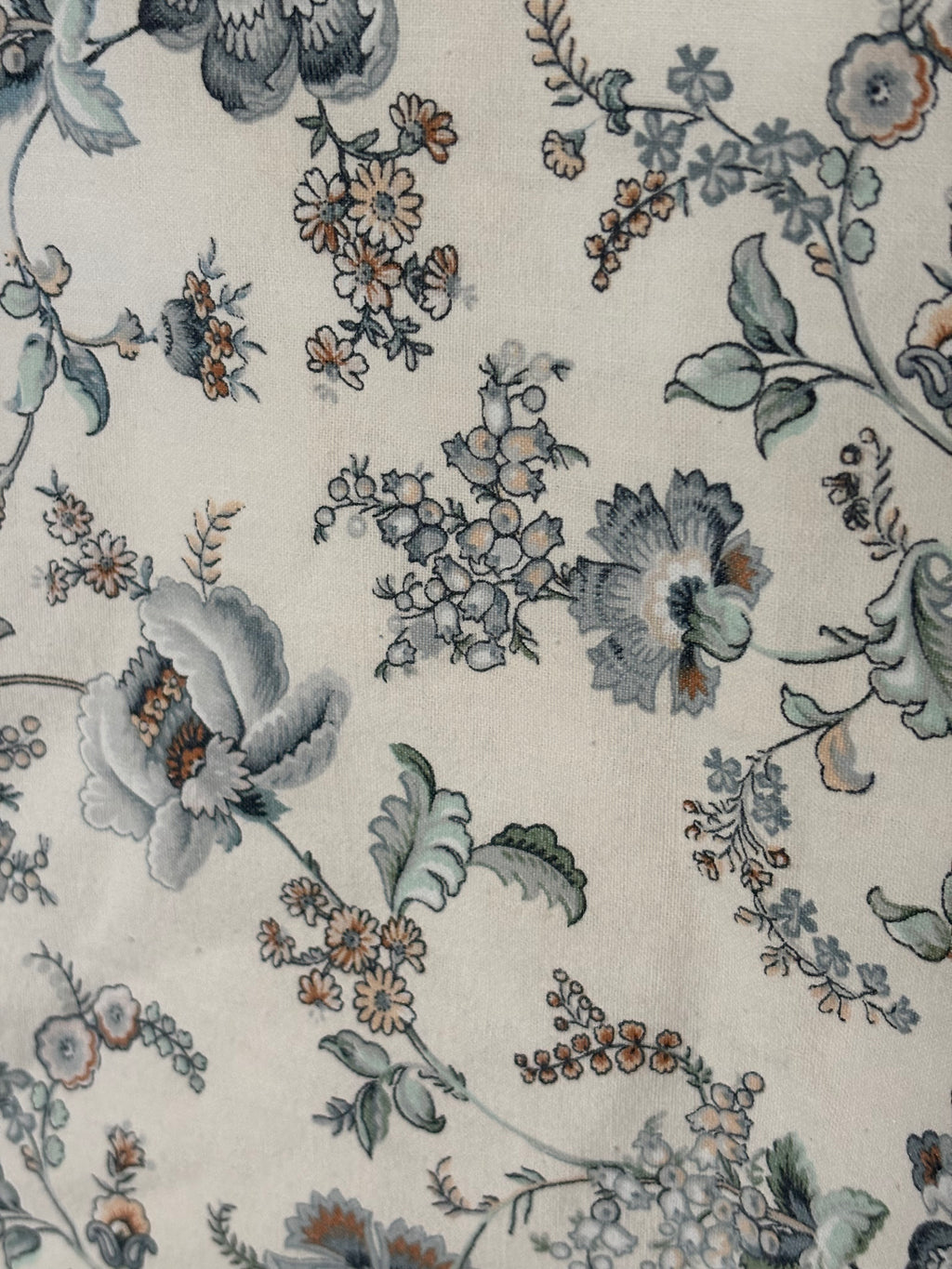 Handmade Blue Floral Design Tote image 1