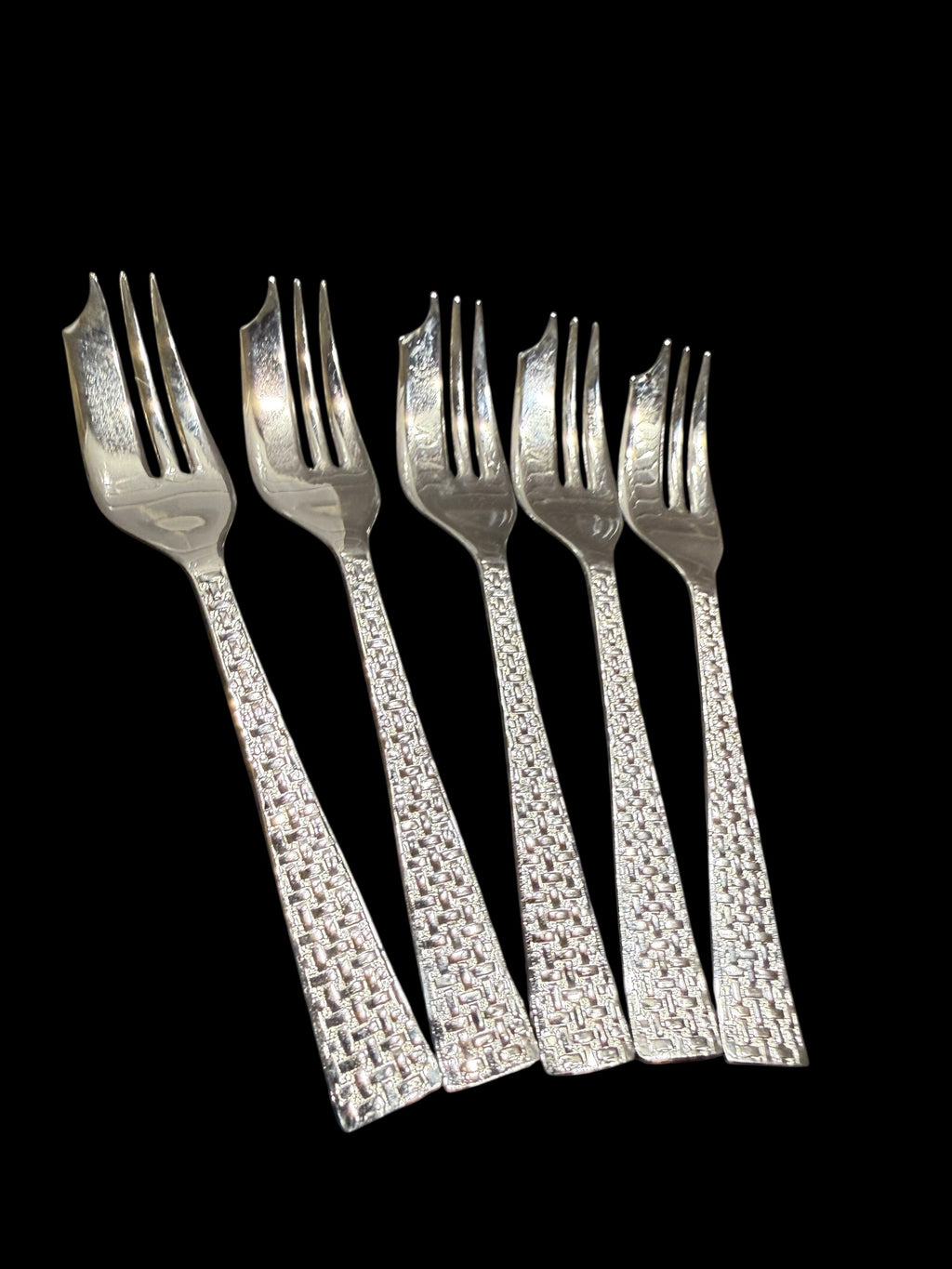 Vintage Cutlery. Set 5 Cake/Pastry Forks image 2