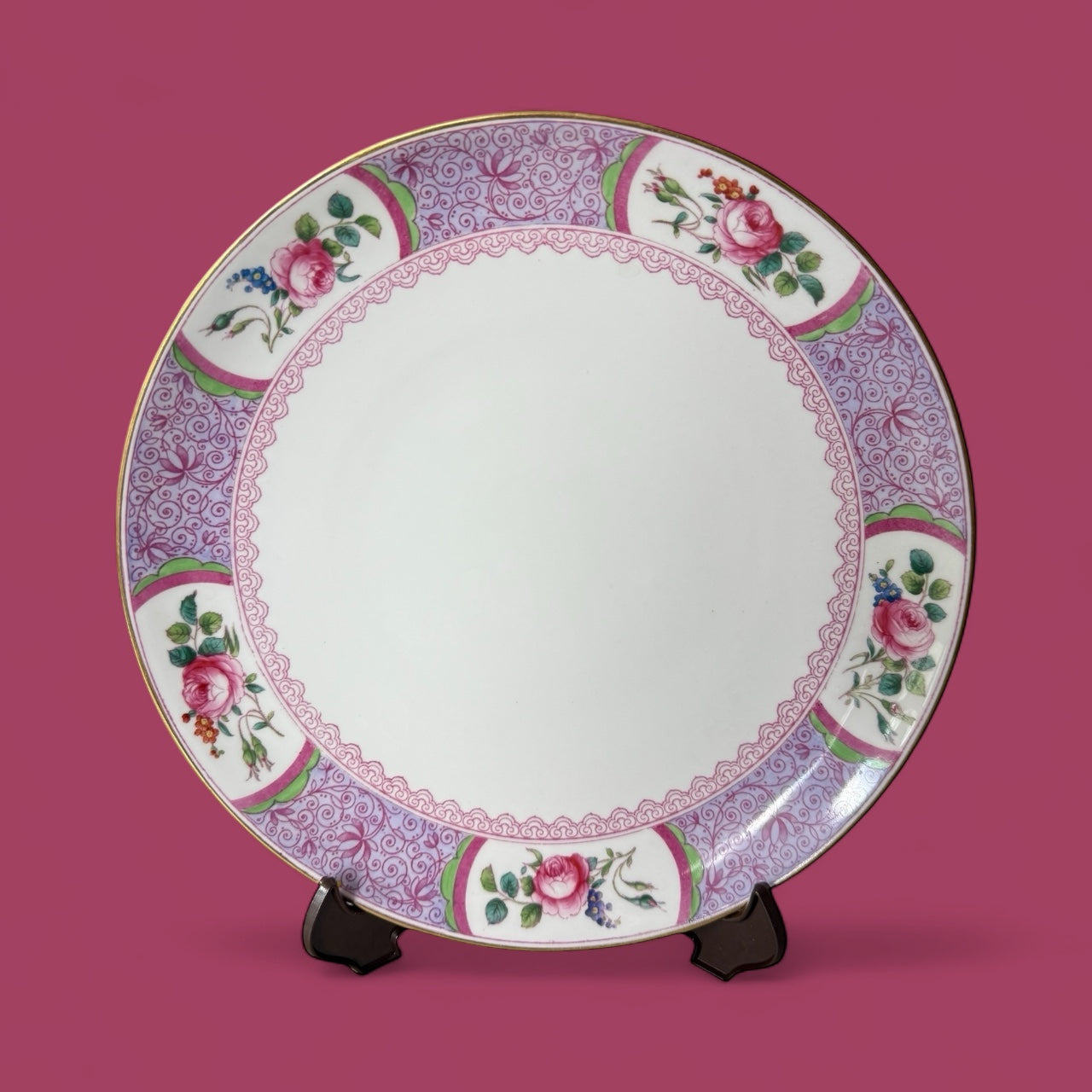 Copeland Spode. Pair Antique Vintage China Cake Plates. image 0