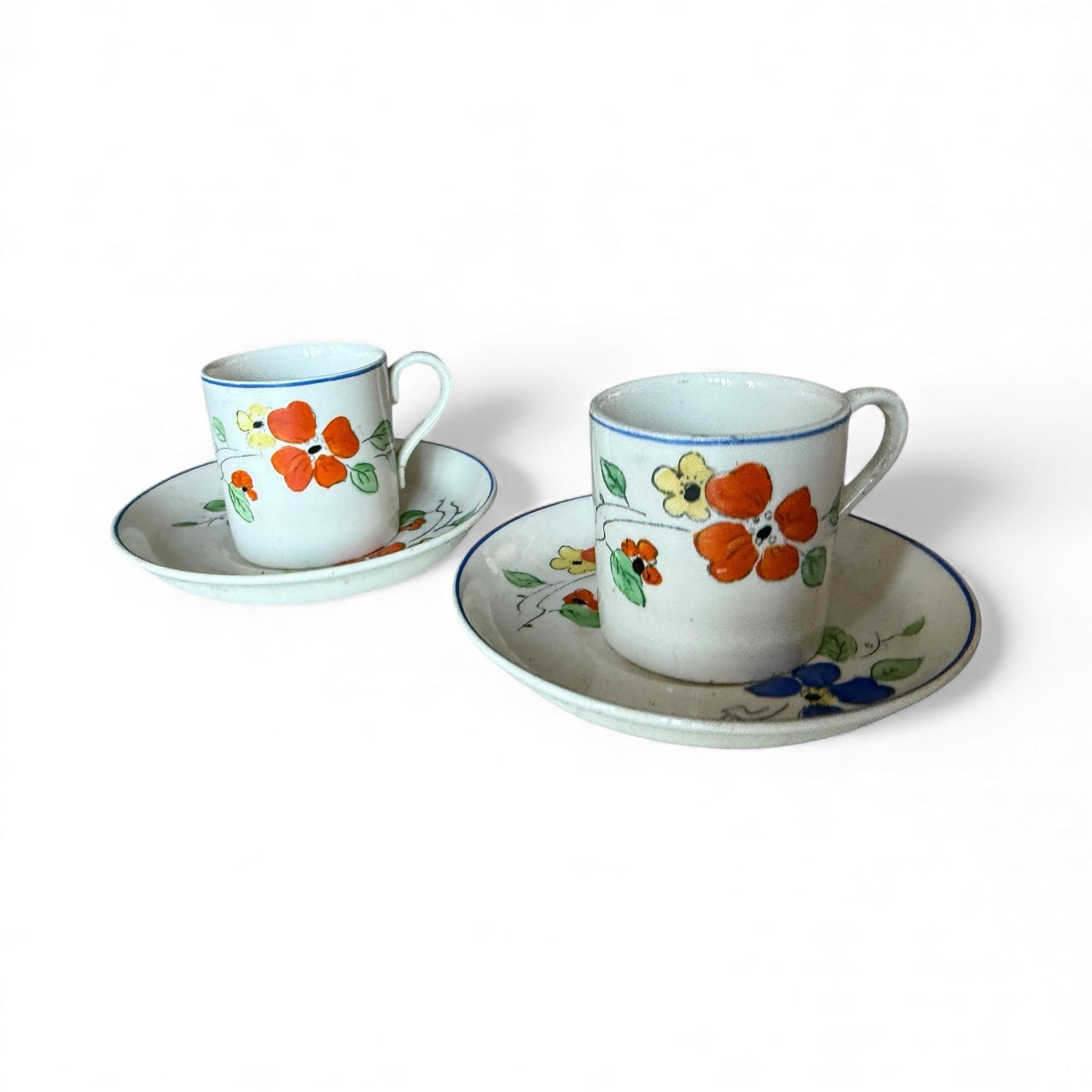 J & G Meakin. Sol. Retro Coffee Cups & Saucers. Espresso image 1