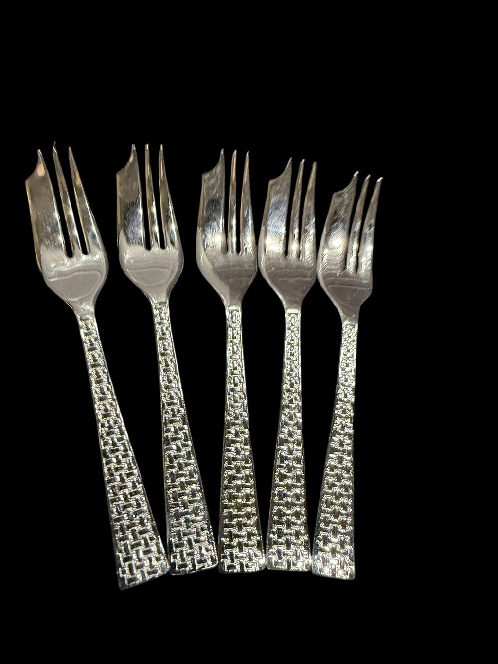 Vintage Cutlery. Set 5 Cake/Pastry Forks image 1