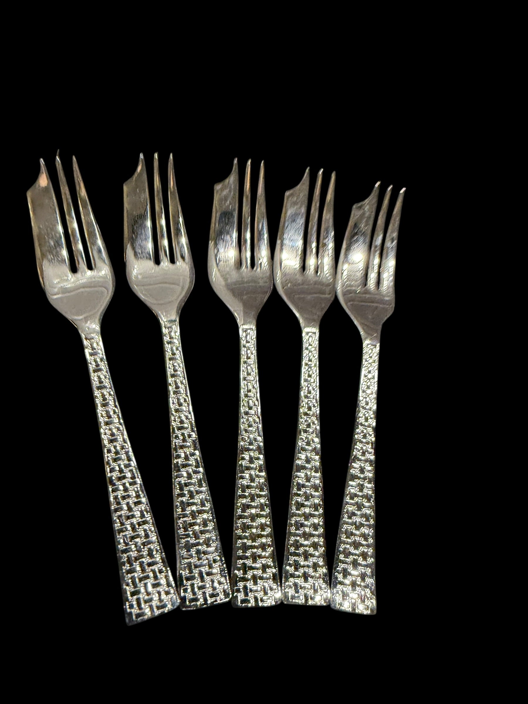 Vintage Cutlery. Set 5 Cake/Pastry Forks image 1