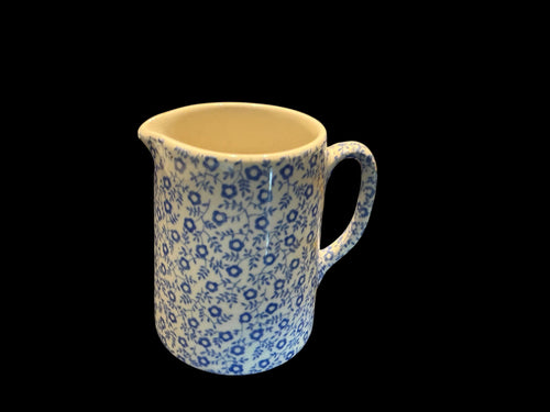 Burleigh ceramics. Felicity. Blue floral milk jug image 1