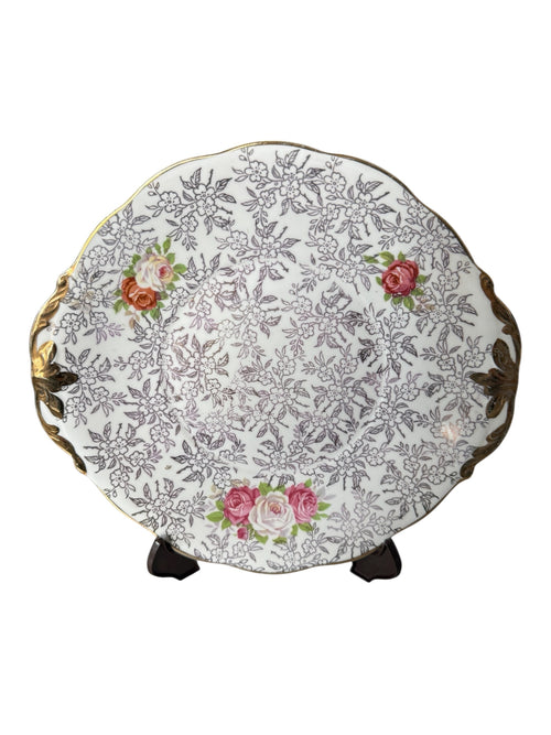 Bowbell china. Vintage Cake Plate.  image 0