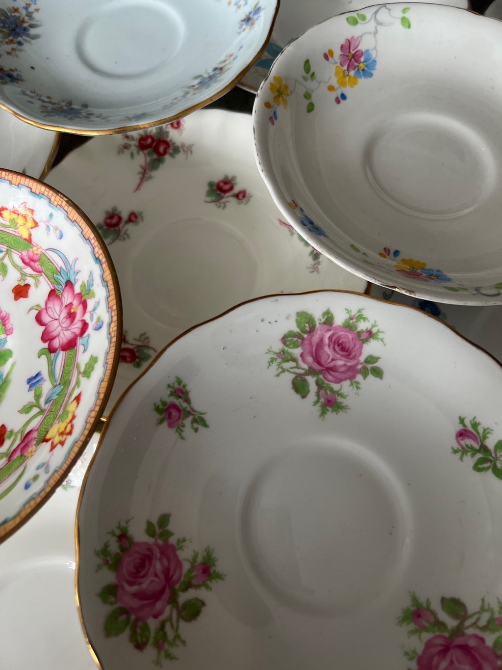 X 50 Vintage China Saucers.  image 1