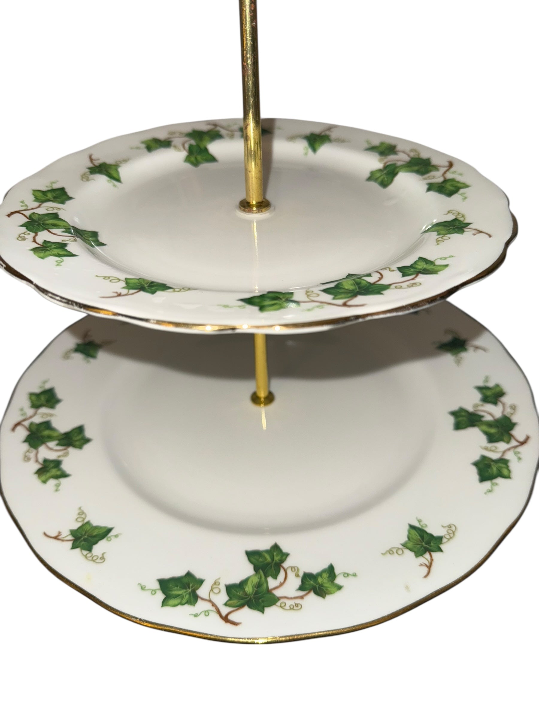 Colclough English China. Ivy Leaf Cake Stand image 5