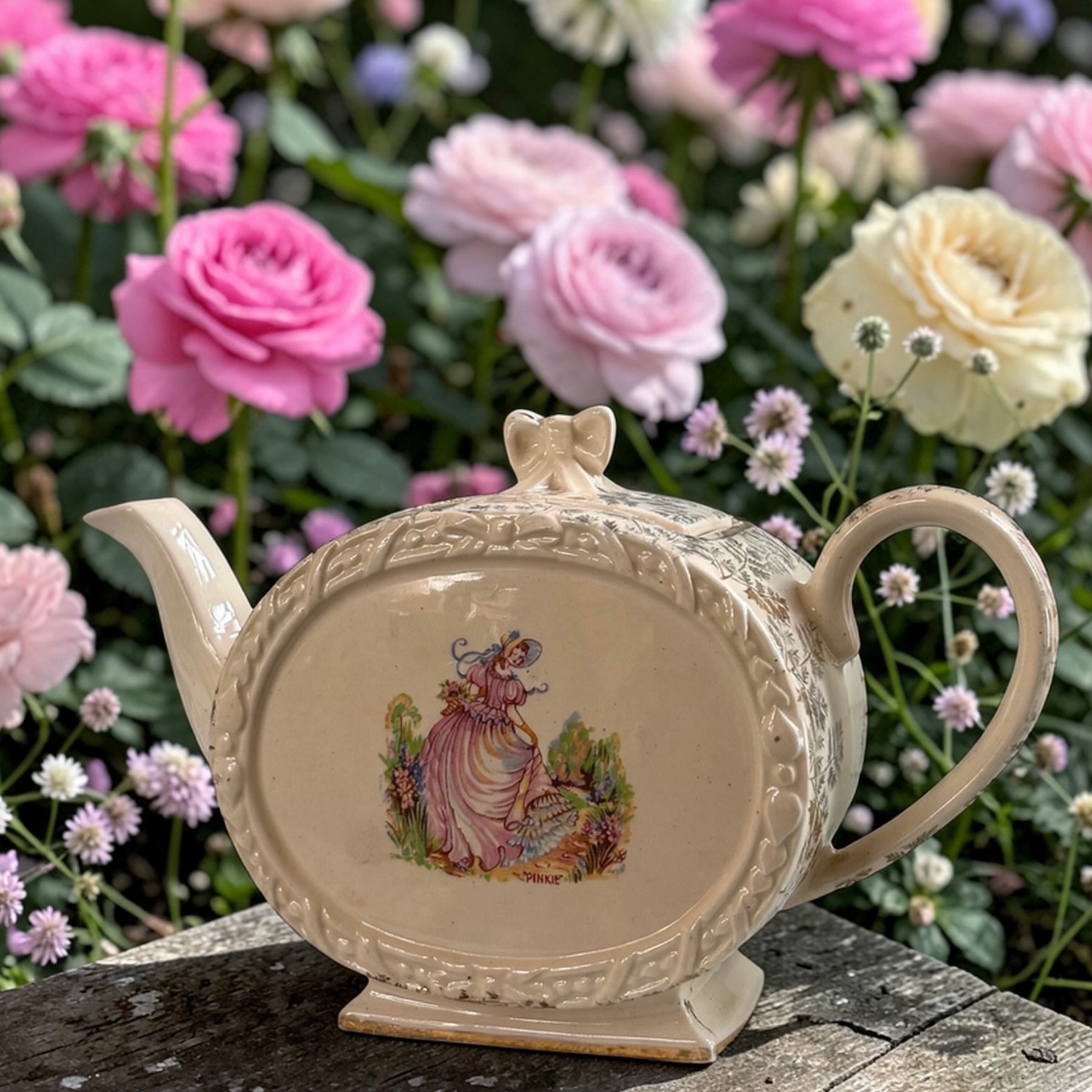 Vintage Sadler "Crinoline Lady" Teapot  image 0