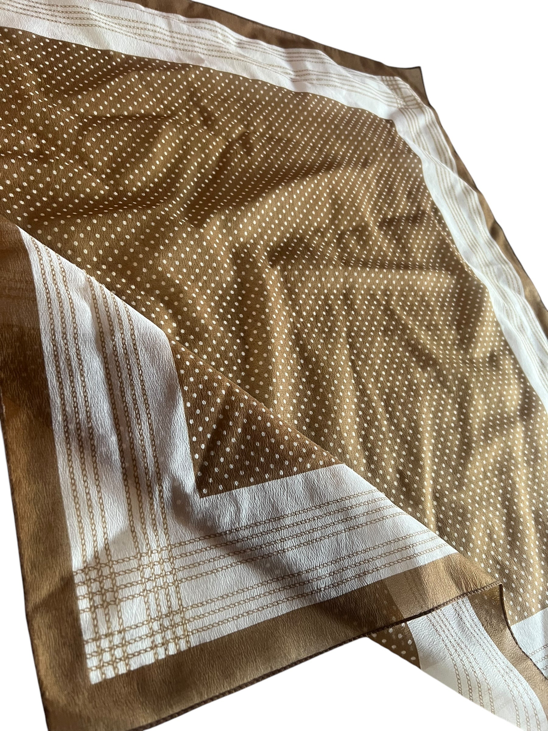 Vintage polka dot scarf.  image 4