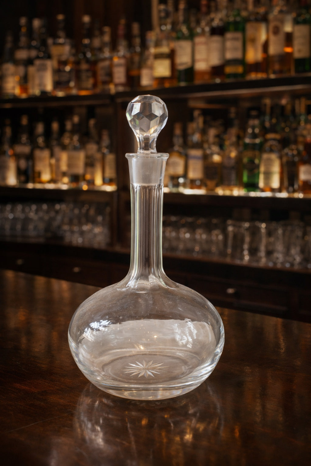 Vintage Crystal Glass Decanter  image 0