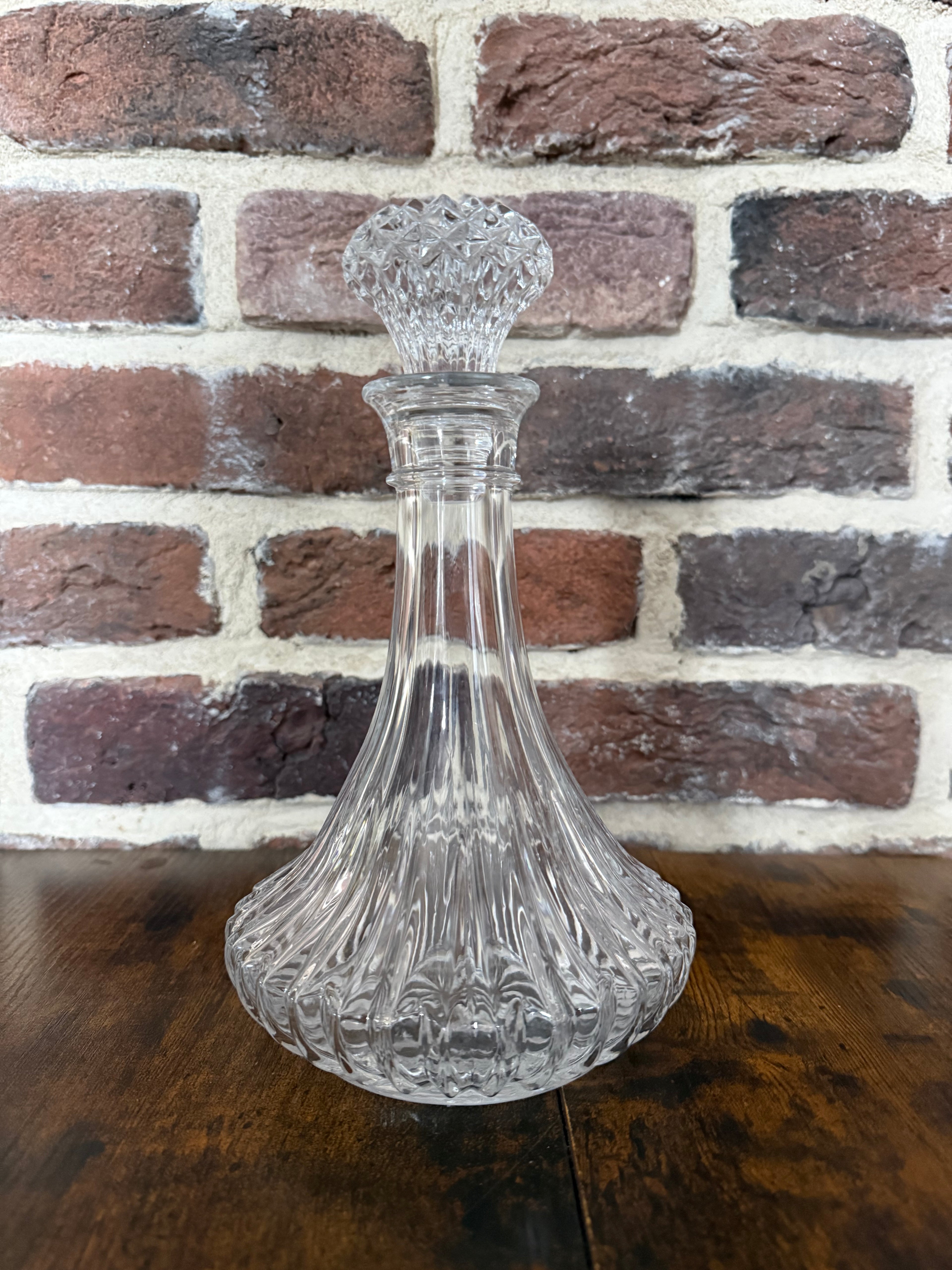 Vintage Crystal Glass Decanter  image 4