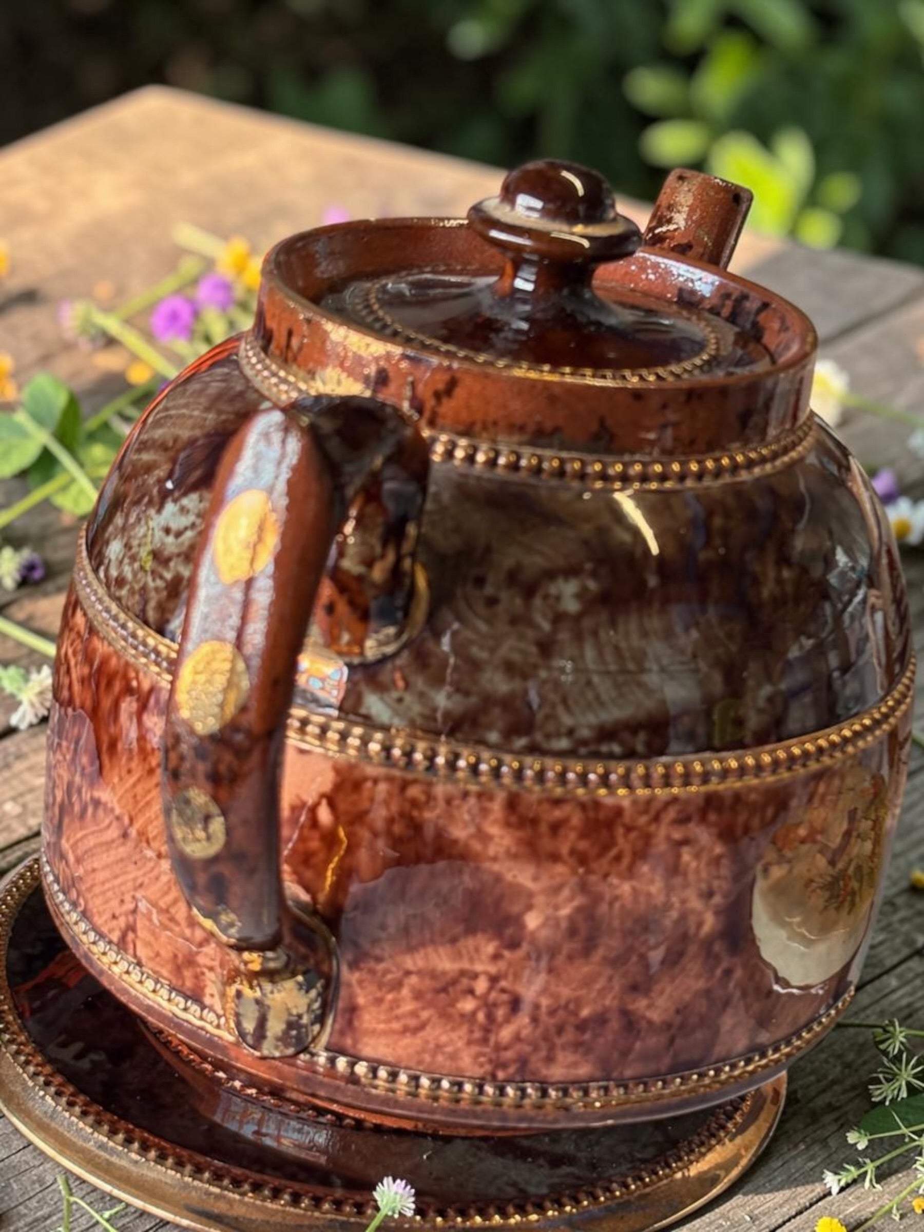 Victorian Teapot with Stand  image 1