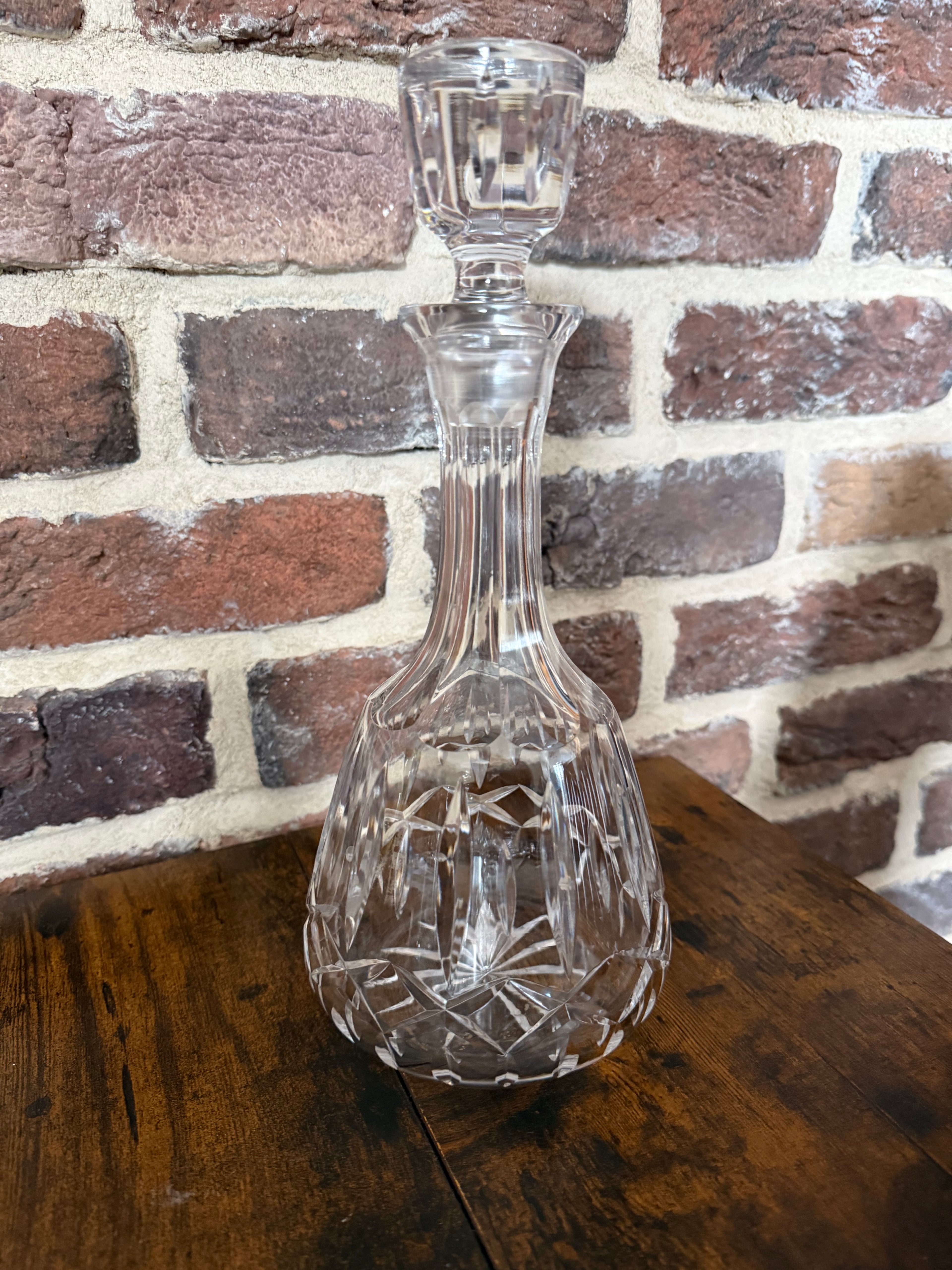 Vintage Crystal Glass Decanter  image 5