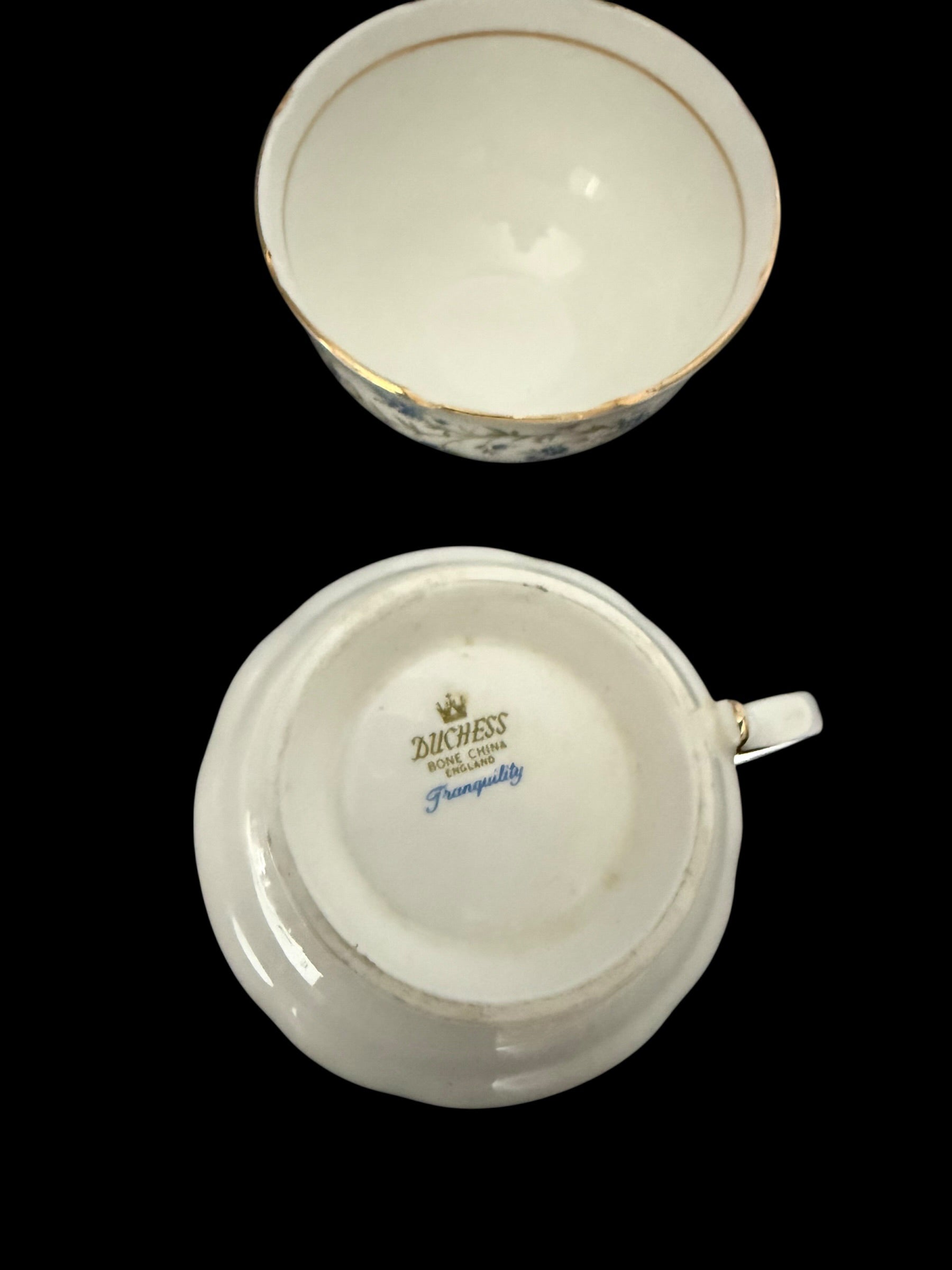 Duchess English China Milk Jug & Sugar Bowl image 1