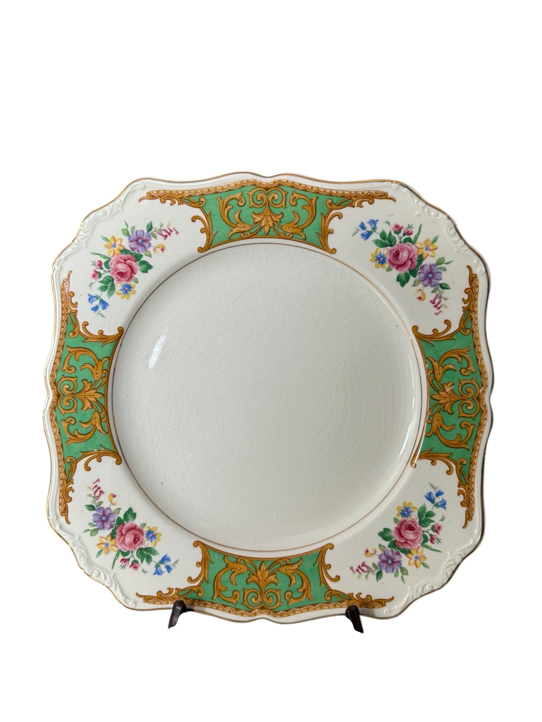 J & G Meakin Antique Victorian China Cake Plate.  image 2