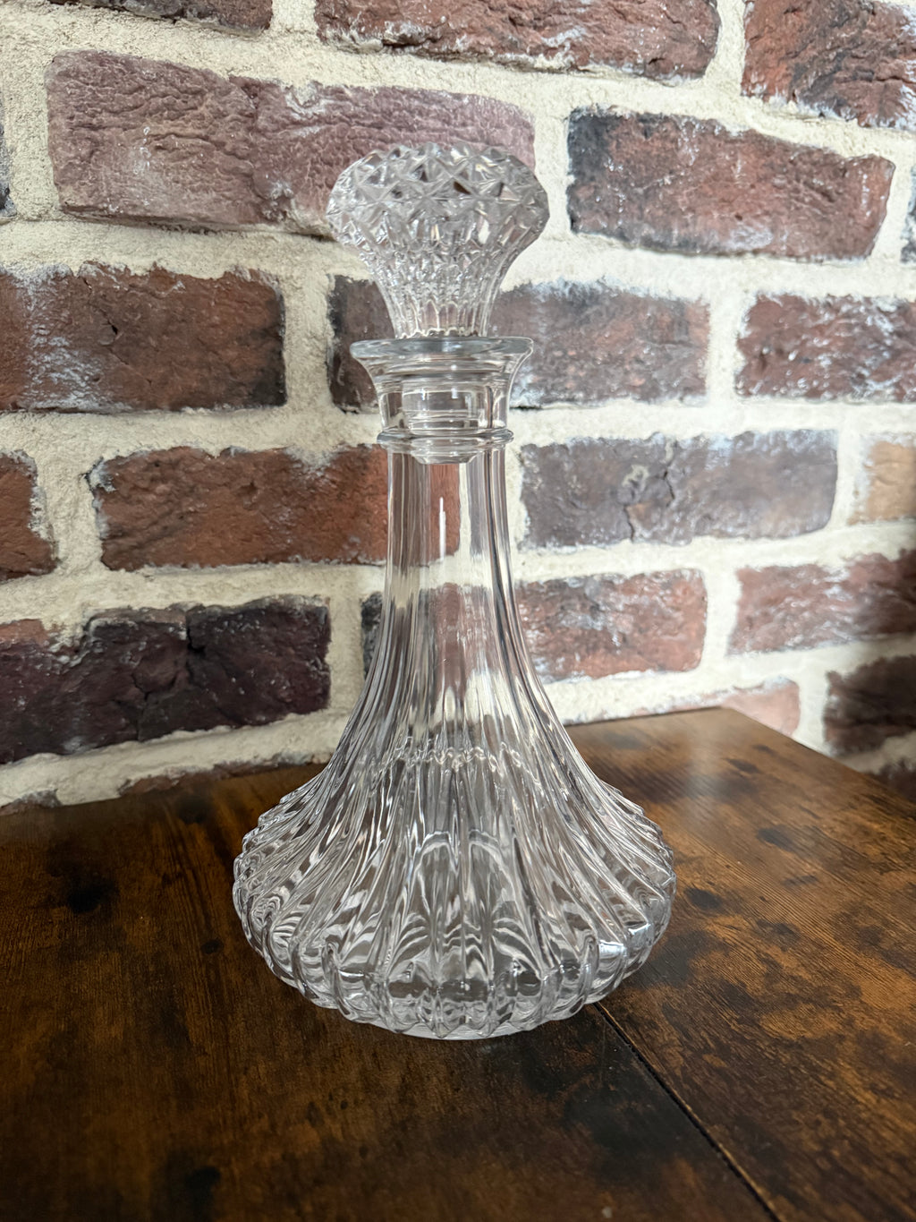 Vintage Crystal Glass Decanter  image 6
