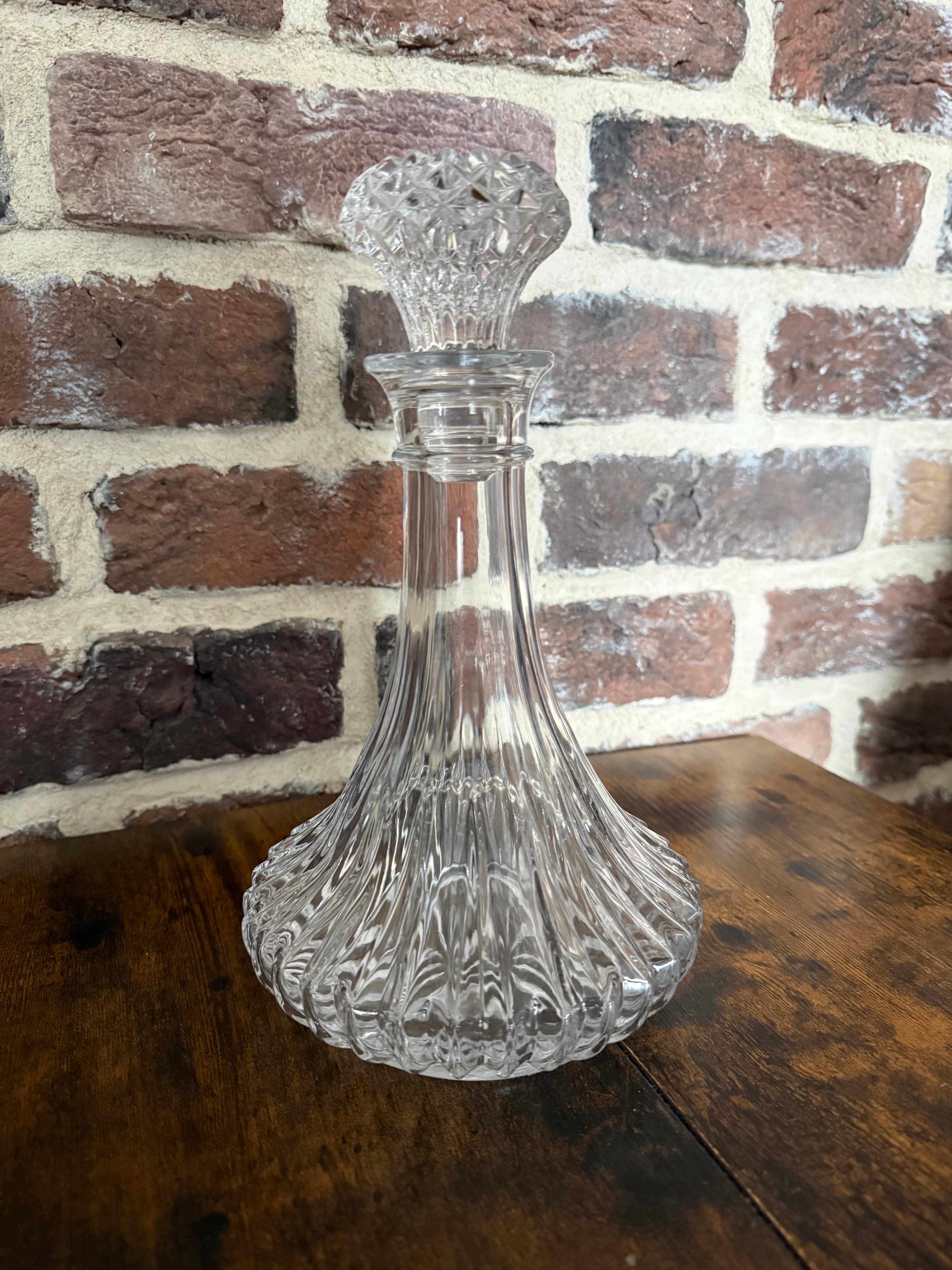 Vintage Crystal Glass Decanter  image 6