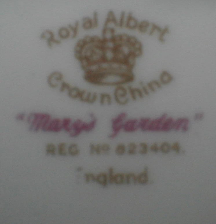 Royal Albert. ‘Mary’s Garden’. Antique China Trio Fruits