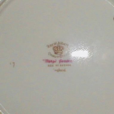 Royal Albert. ‘Mary’s Garden’. Antique China Trio Fruits