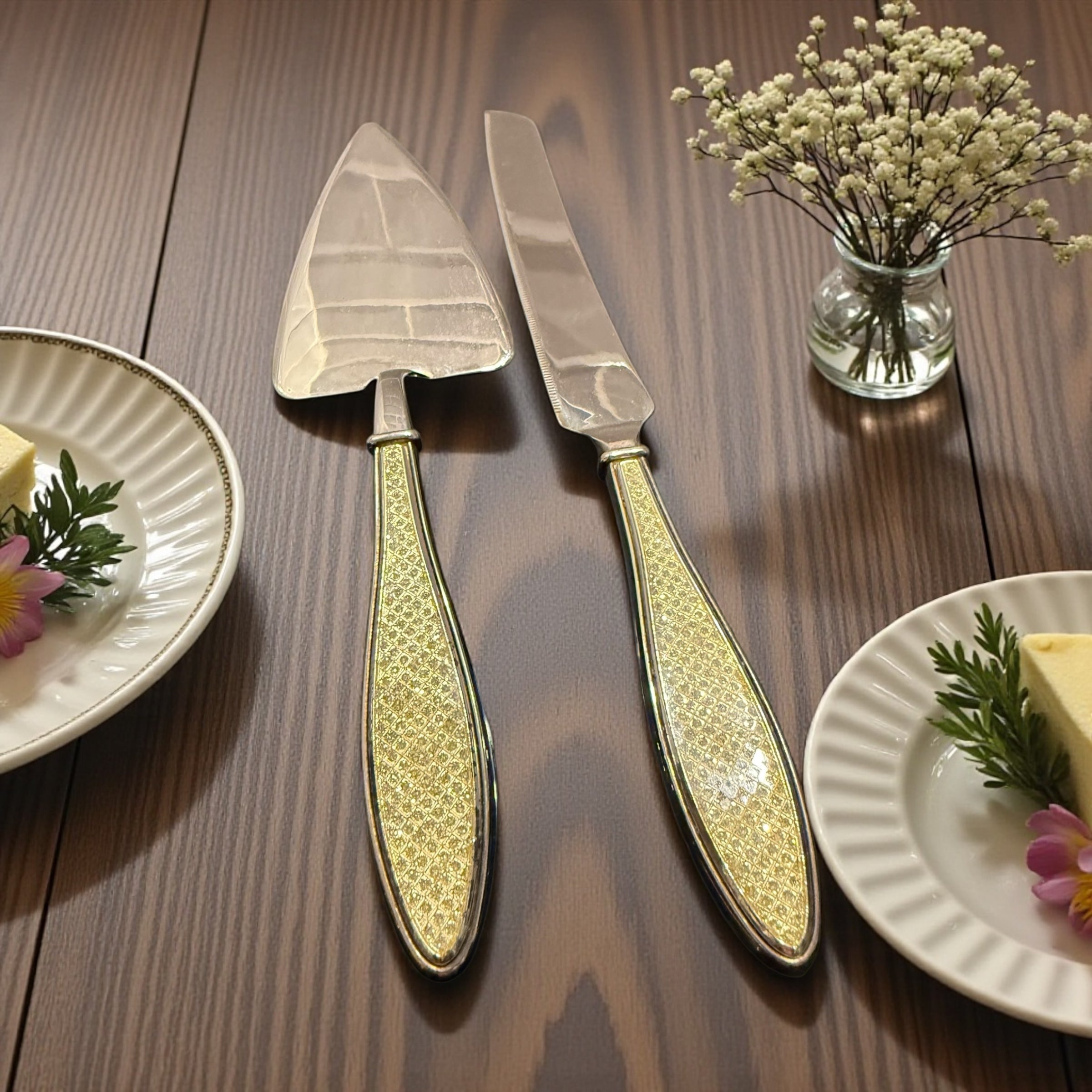 Vintage Cutlery Cake Knife & Server image 0
