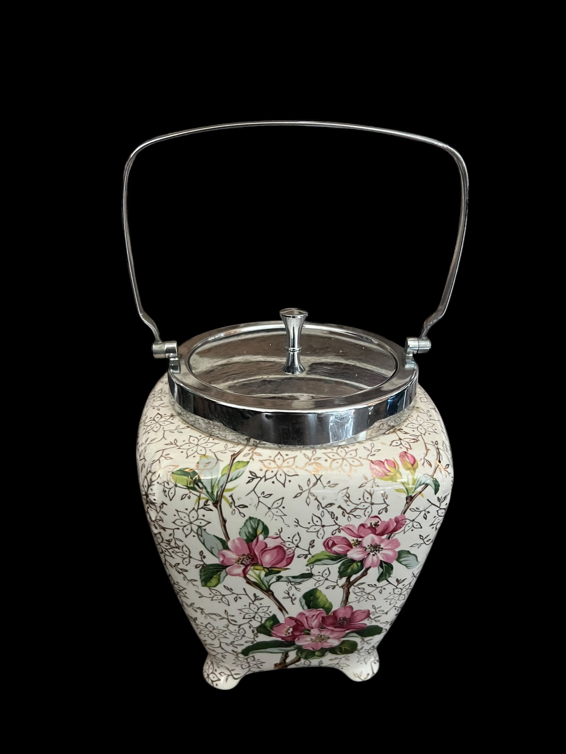 Antique Ceramic Biscuit Barrel image 4