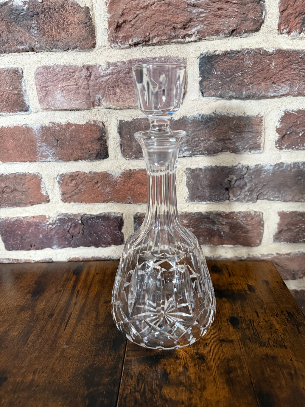 Vintage Crystal Glass Decanter  image 8