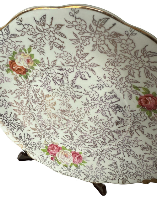 Bowbell china. Vintage Cake Plate.  image 1