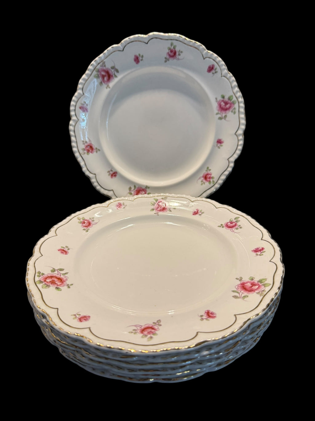 John Maddock & Son. Antique Dinner Plates. Set 6 image 2