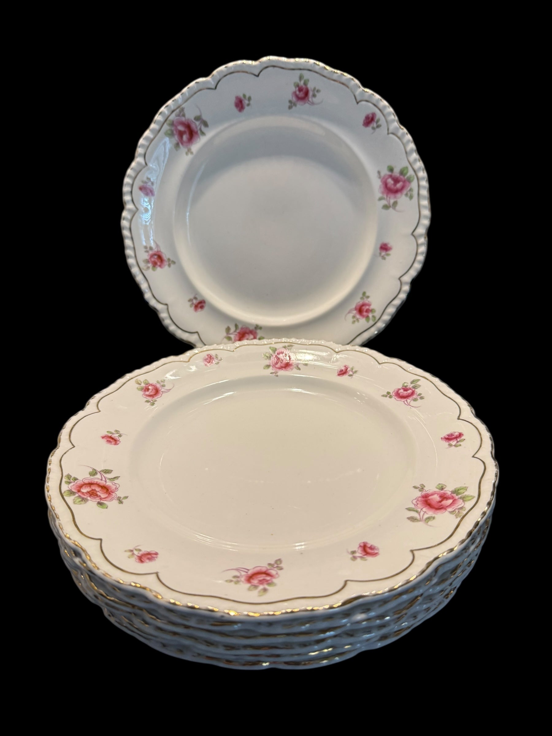 John Maddock & Son. Antique Dinner Plates. Set 6 image 2