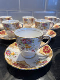 6 Coffee Demitasse cups & saucers image 0