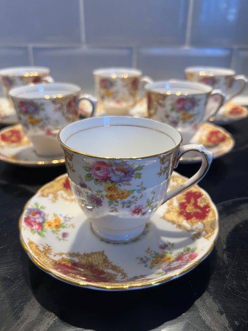 6 Coffee Demitasse cups & saucers image 0