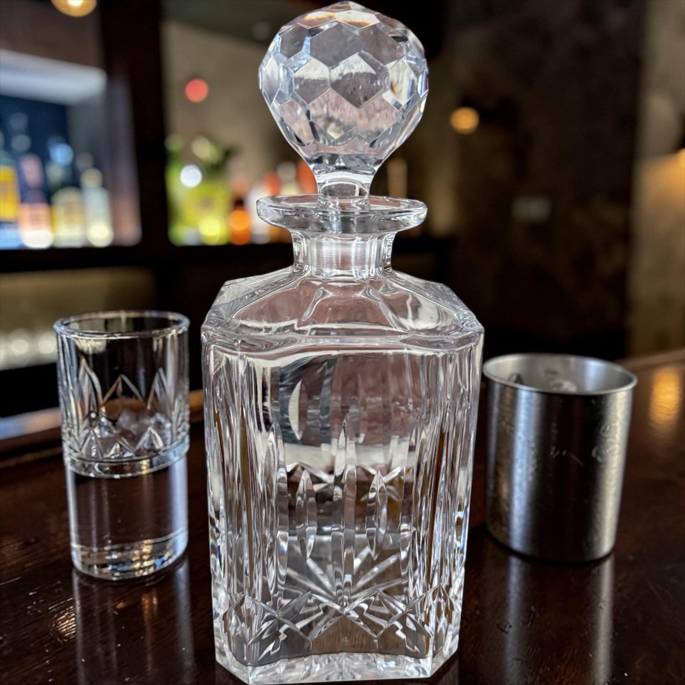 Vintage Crystal Glass Decanter  image 0