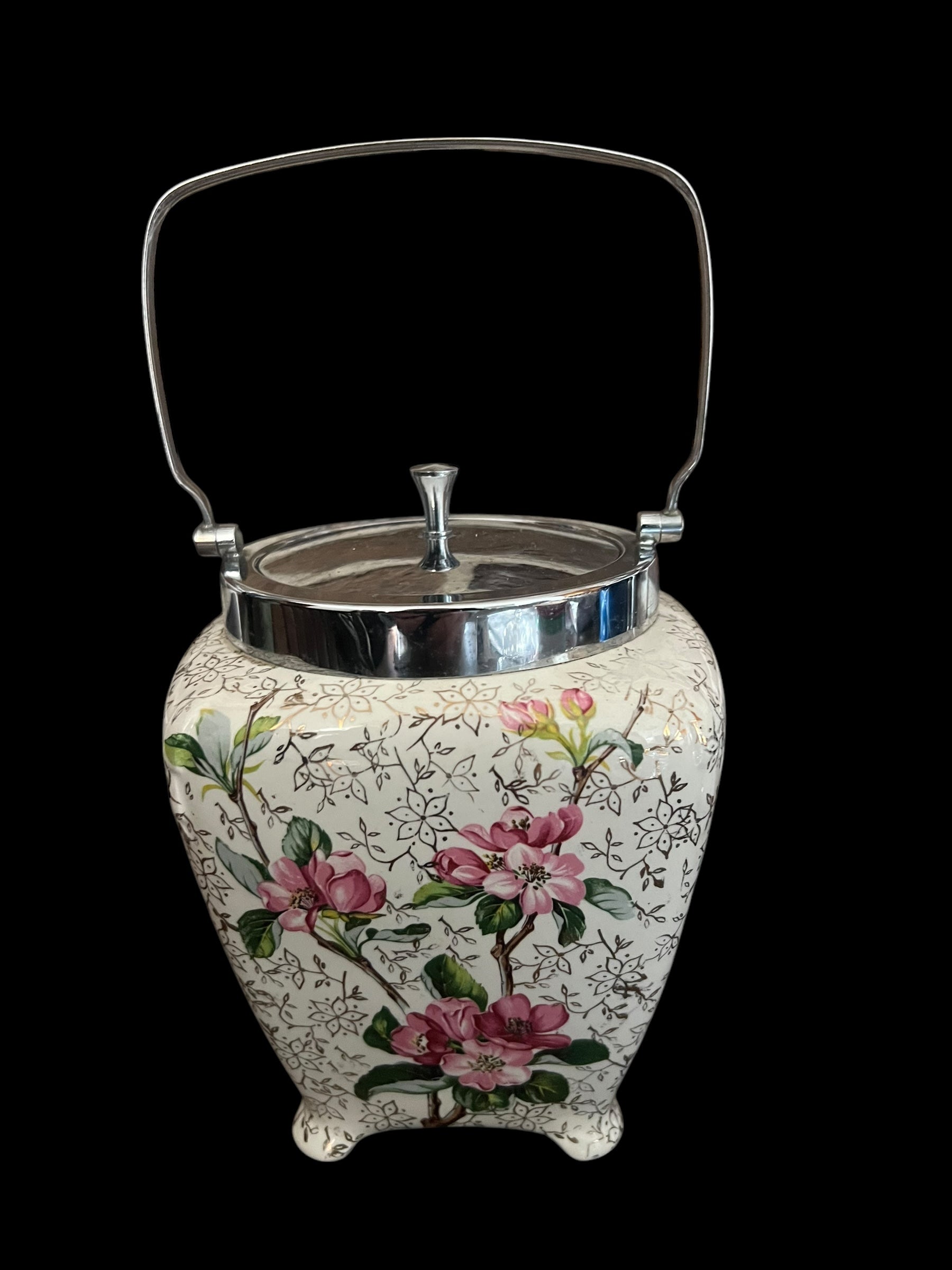 Antique Ceramic Biscuit Barrel image 6