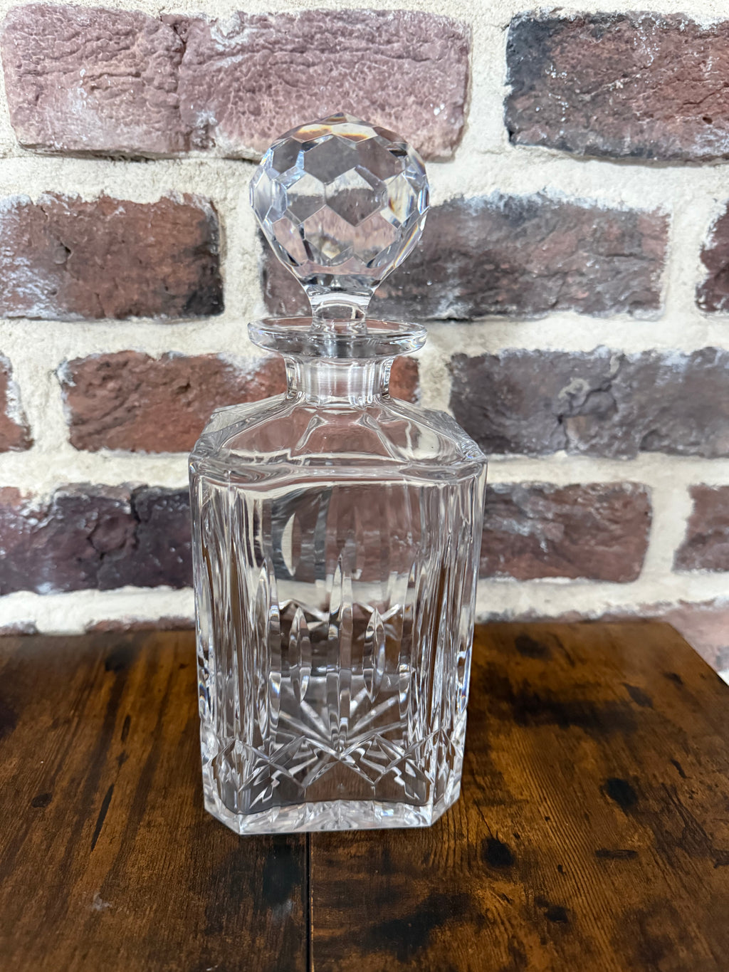 Vintage Crystal Glass Decanter  image 2