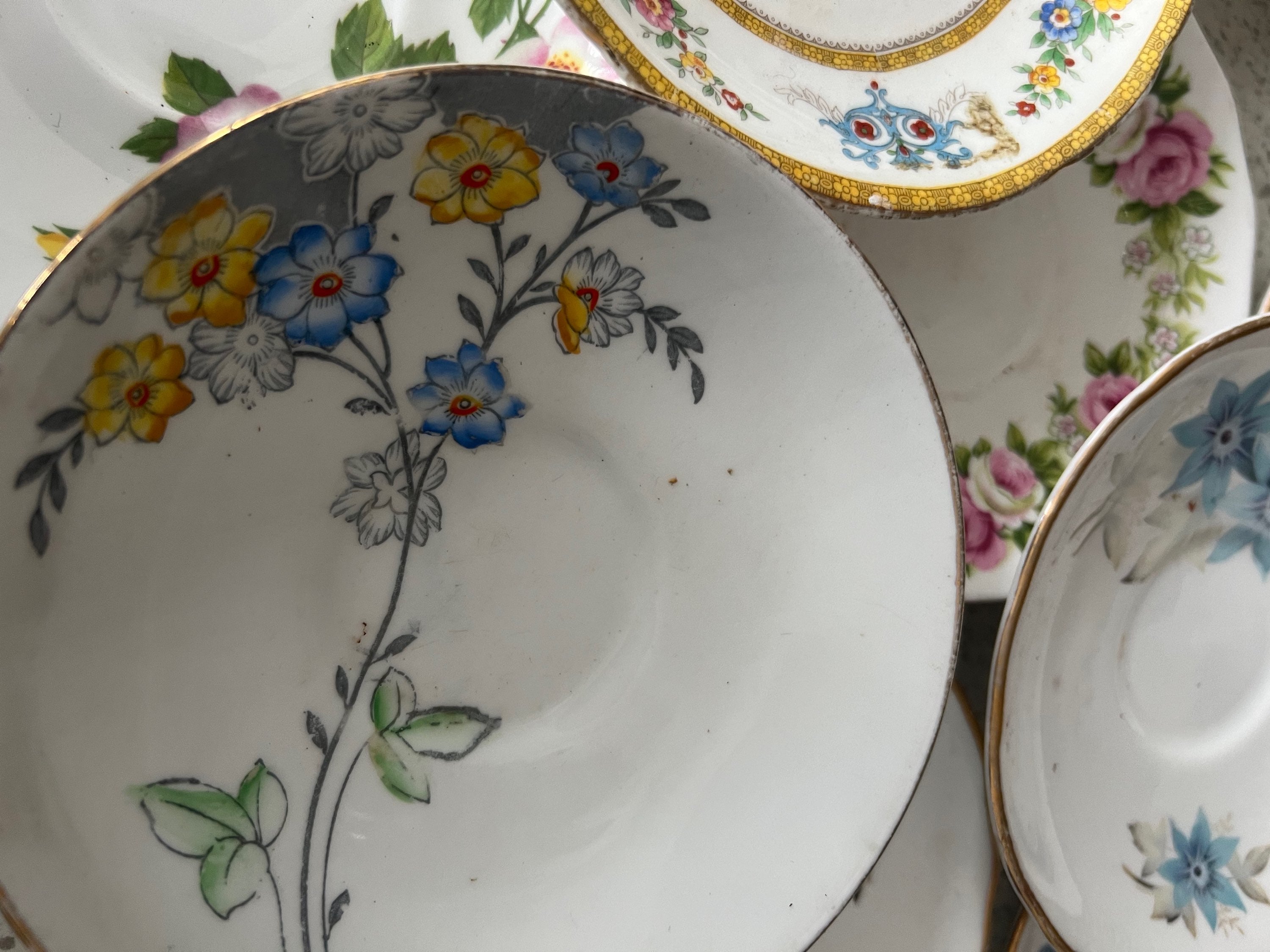 X 50 Vintage China Saucers.  image 7