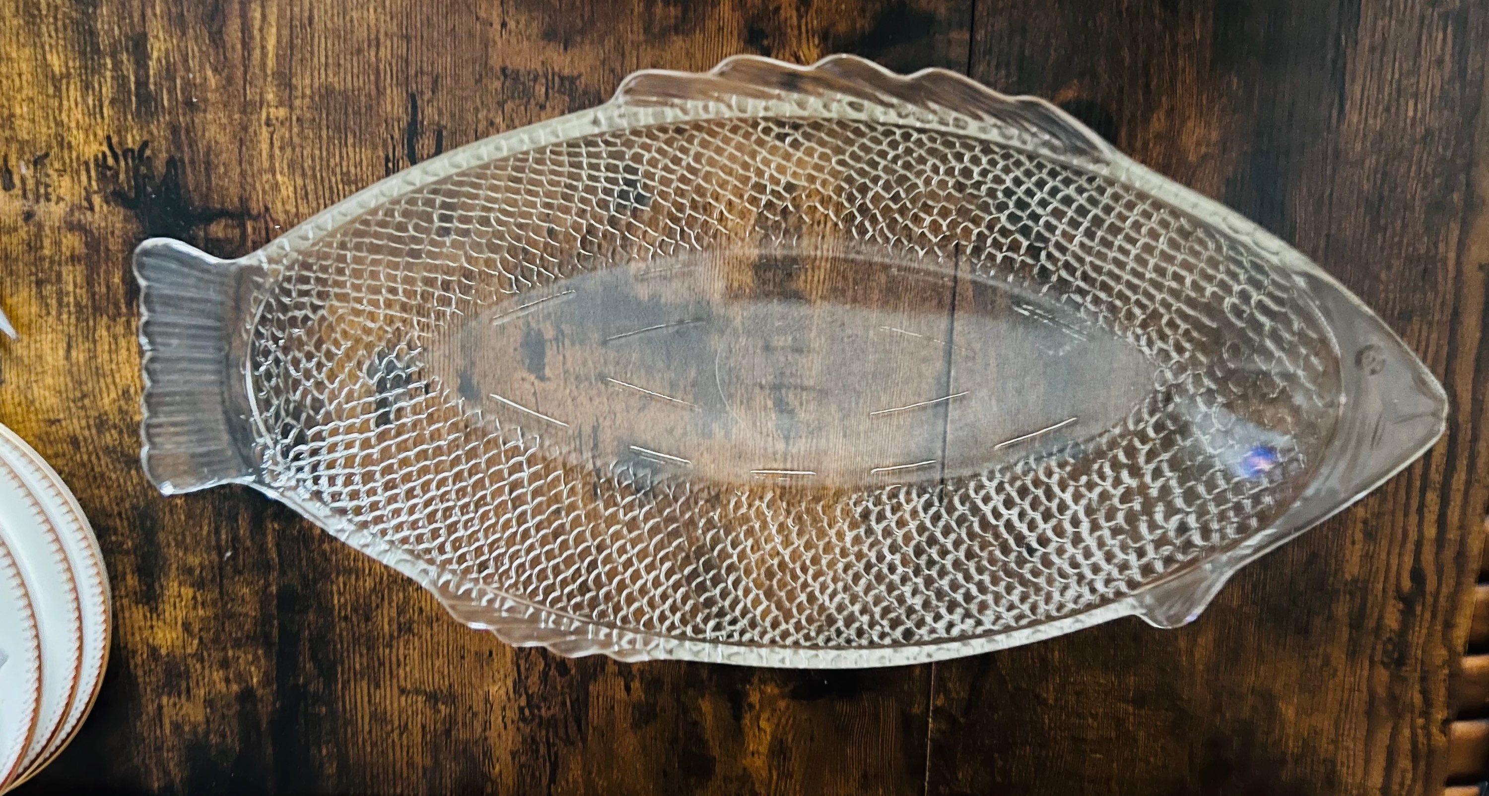 Large Glass Bowl Dish. American Glass image 7