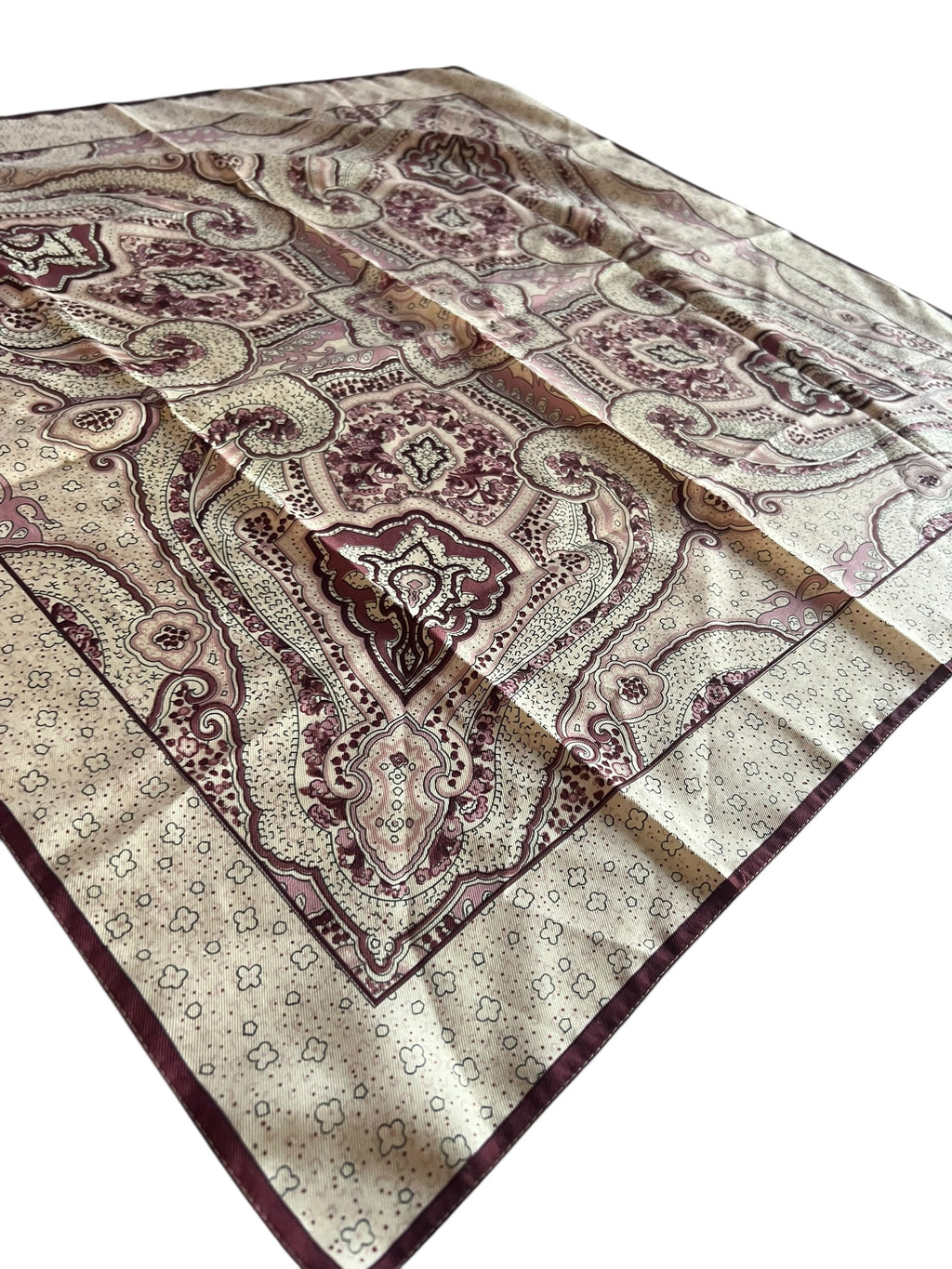 Vintage Scarf. Paisley Floral Design image 1
