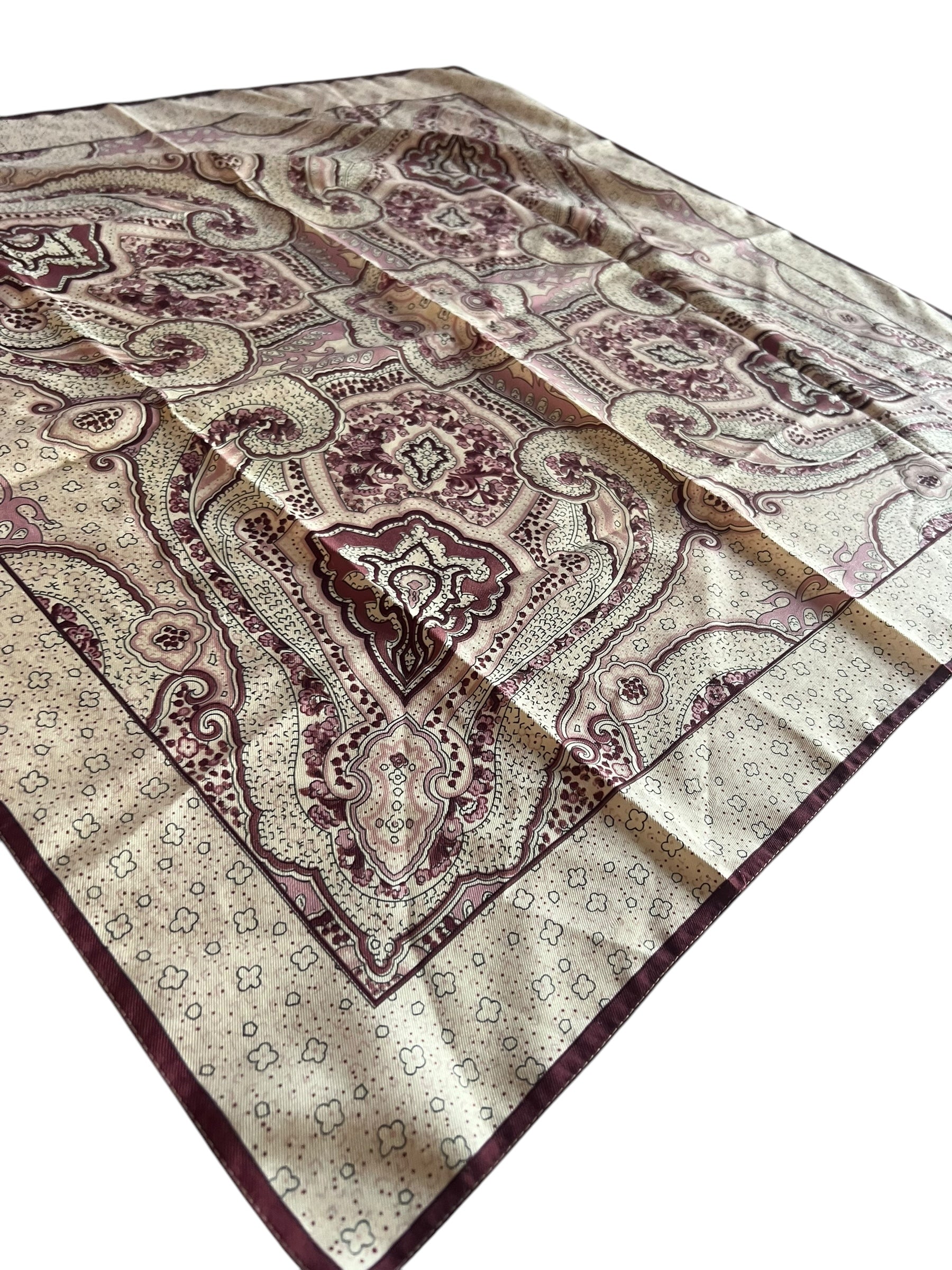 Vintage Scarf. Paisley Floral Design image 1