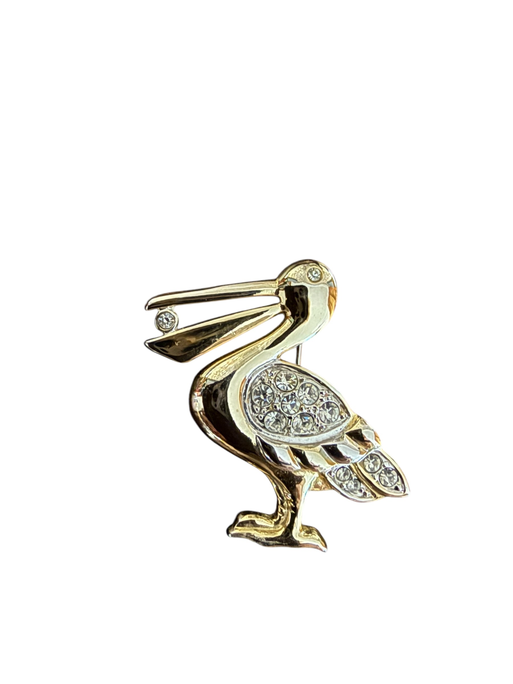 Vintage Brooch. Pelican image 2