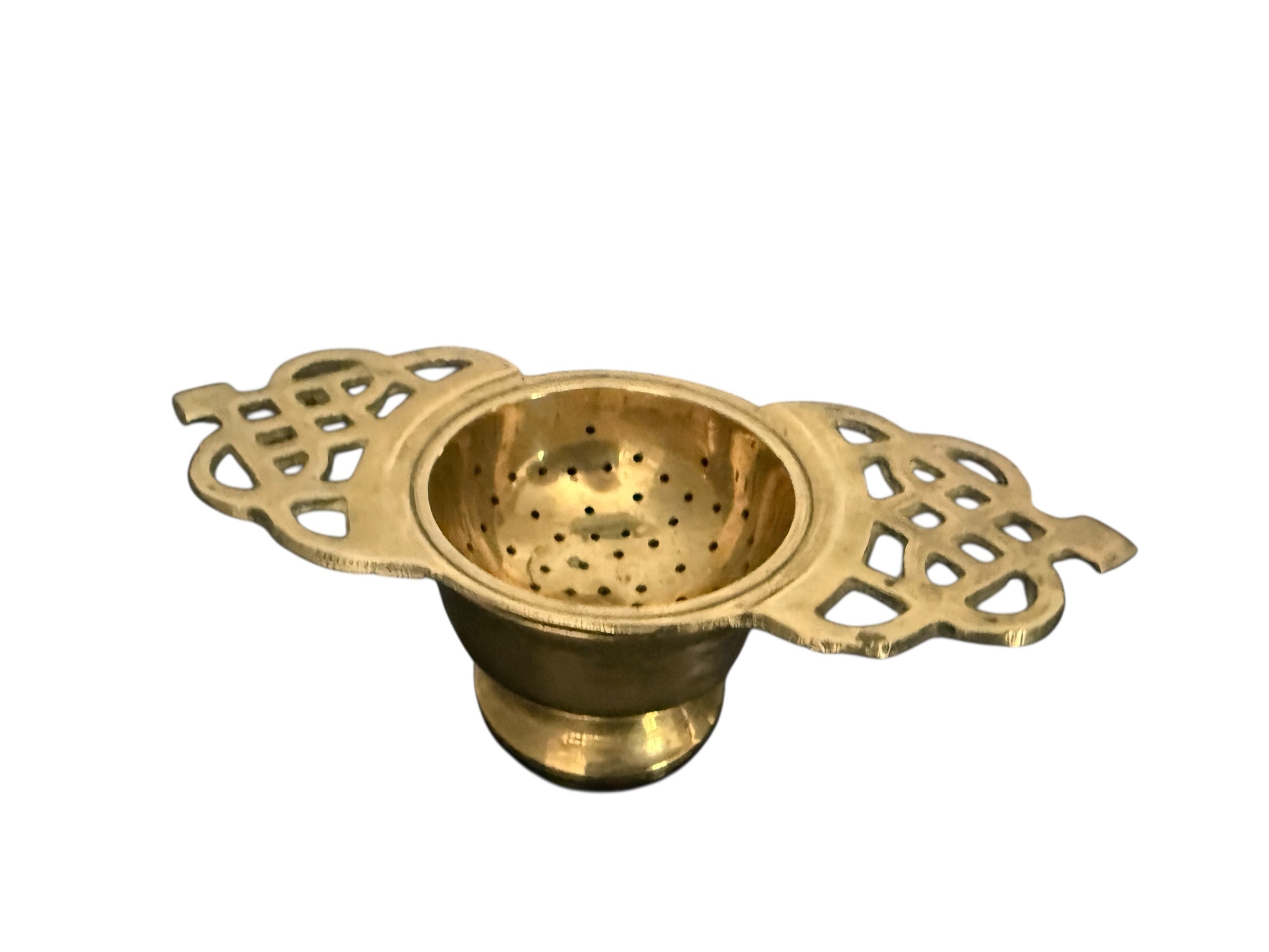 Vintage Tea Strainer & Pot image 3