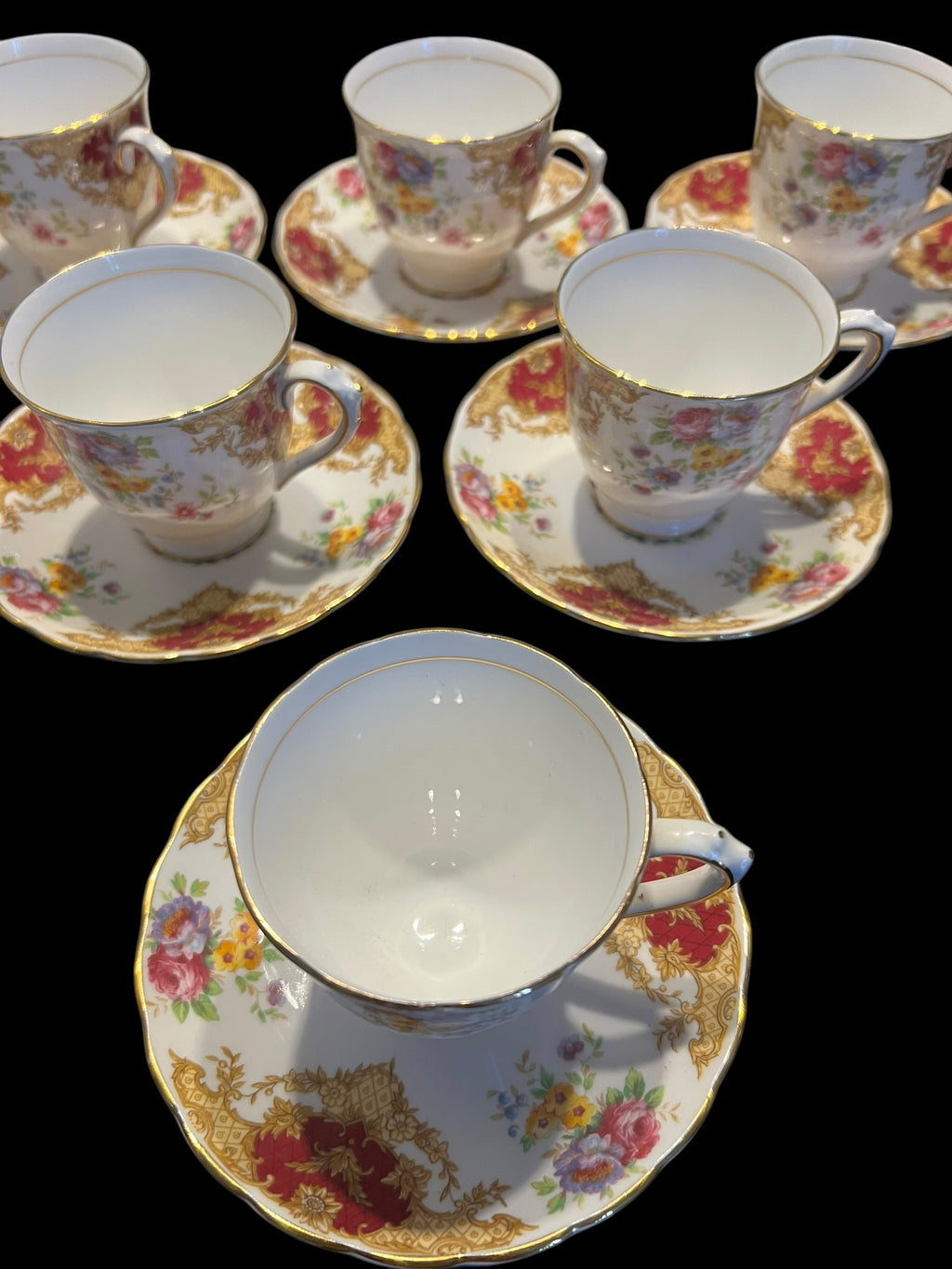 6 Coffee Demitasse cups & saucers image 2