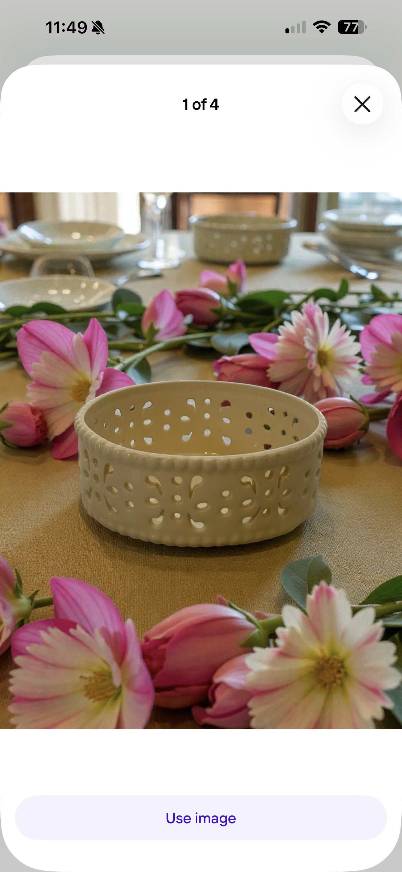 Leeds Creamware Trinket Dish image 0