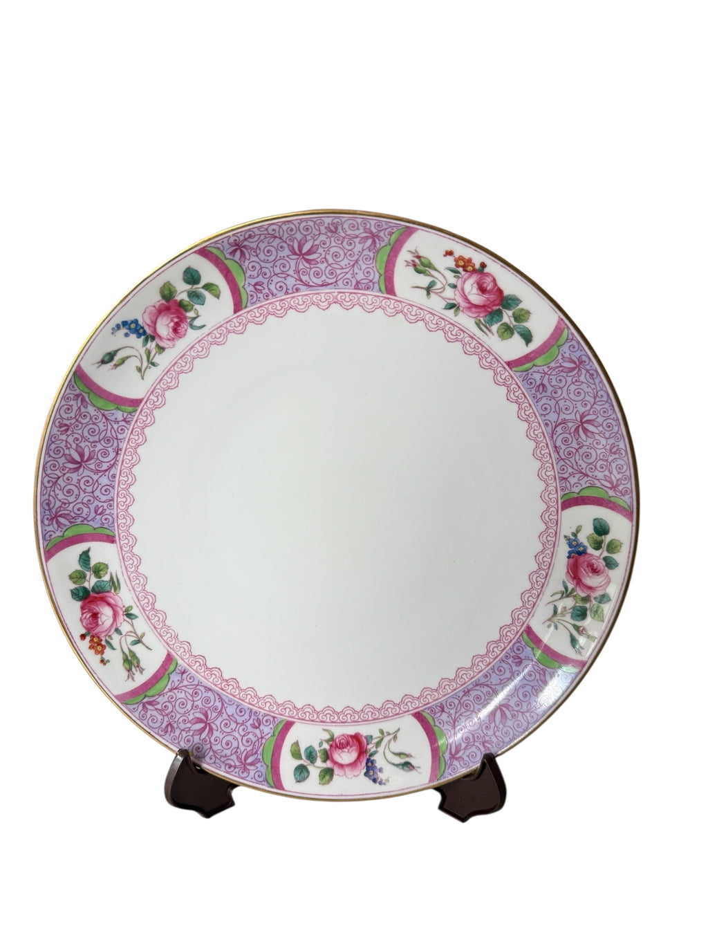 Copeland Spode. Pair Antique Vintage China Cake Plates. image 2