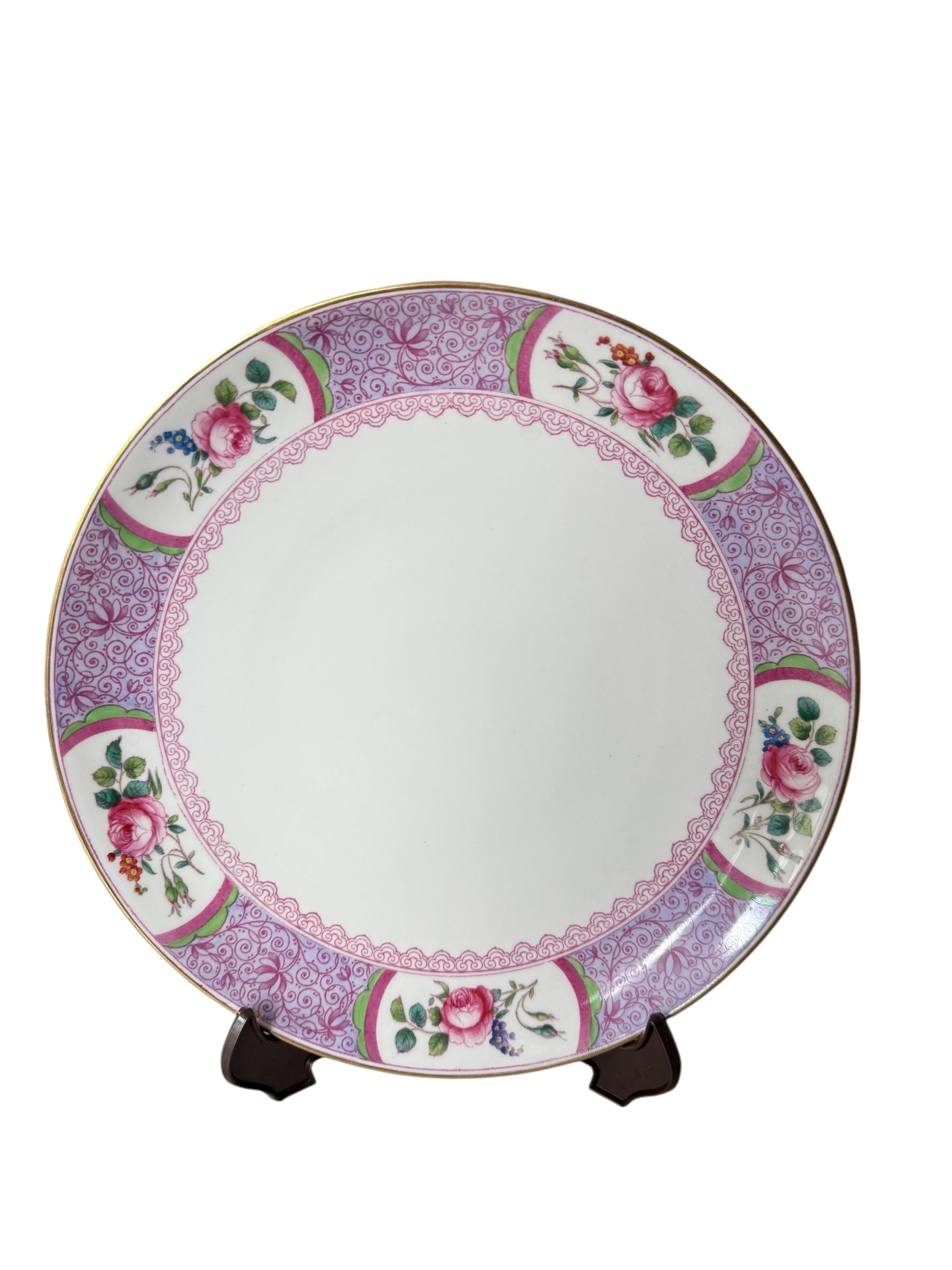 Copeland Spode. Pair Antique Vintage China Cake Plates. image 2