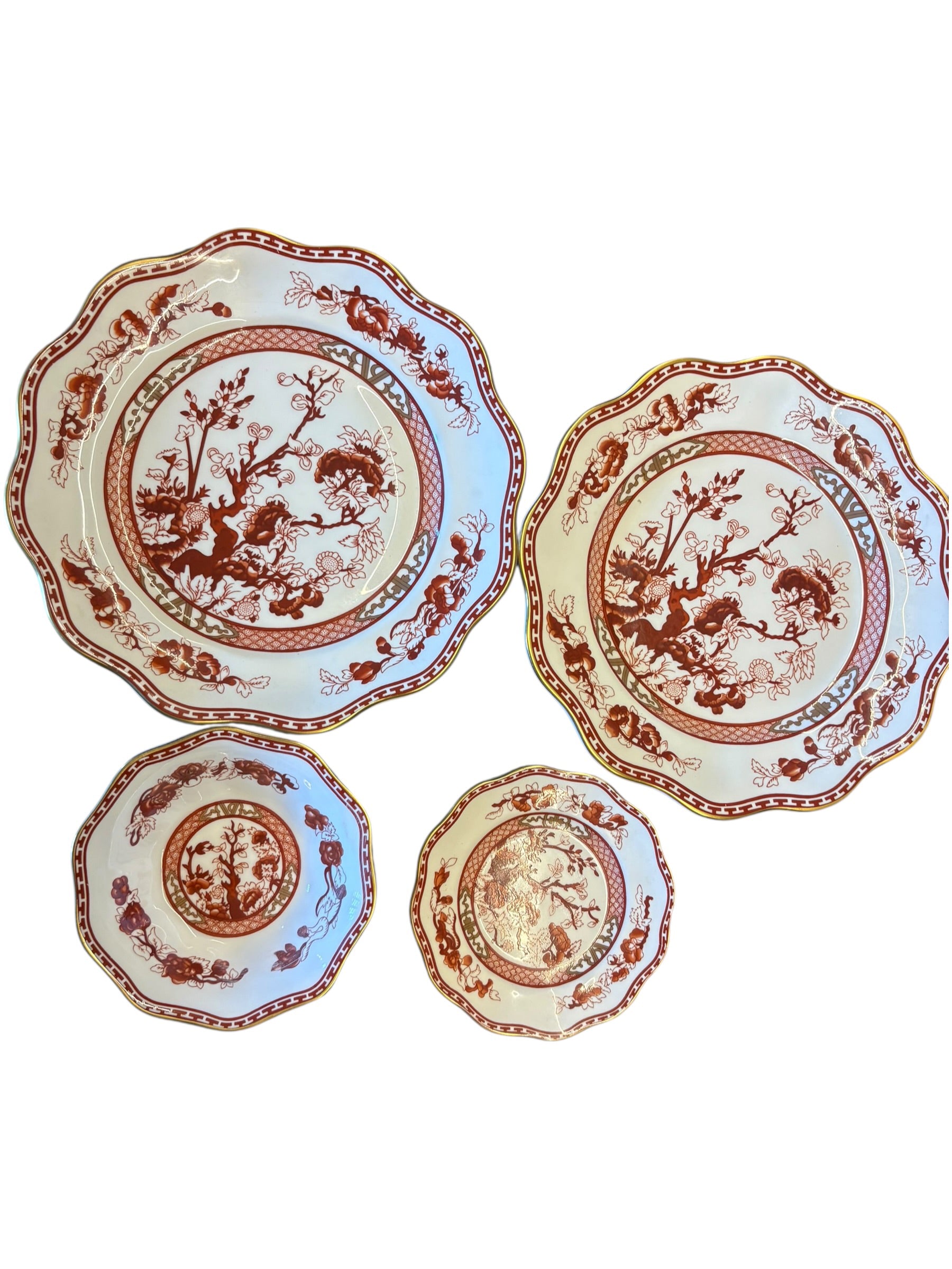 Coalport Indian Tree ‘Coral’ Set  image 0