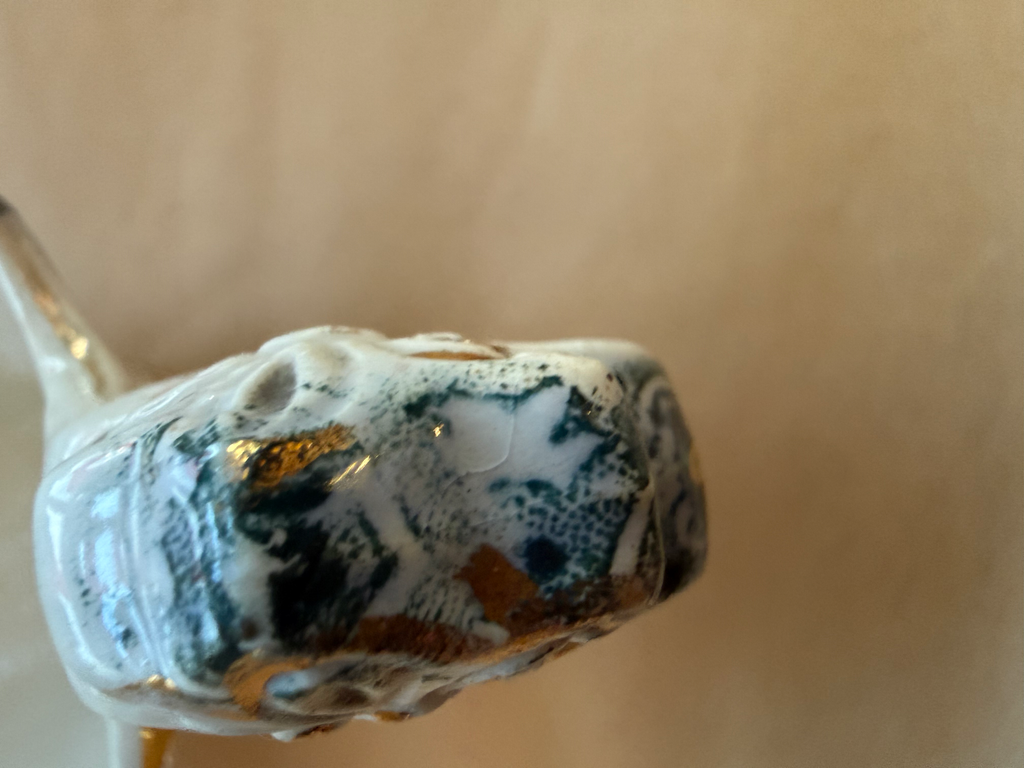 Antique China sauce boat image 4