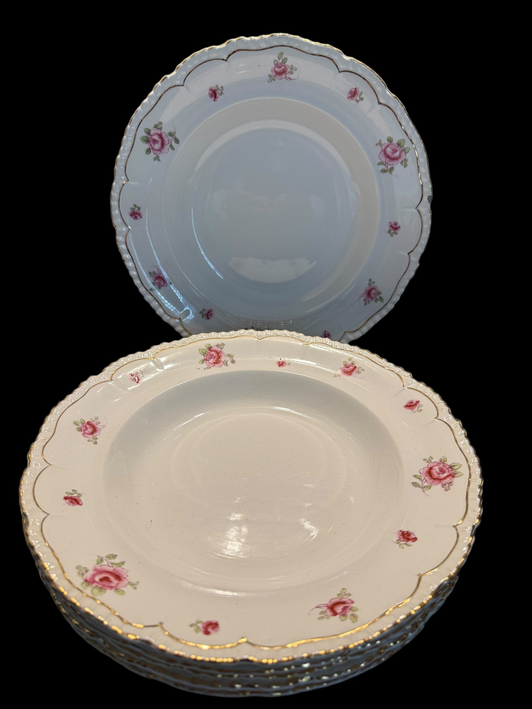 John Maddock & Son. Antique soup bowls. Set 6 image 5